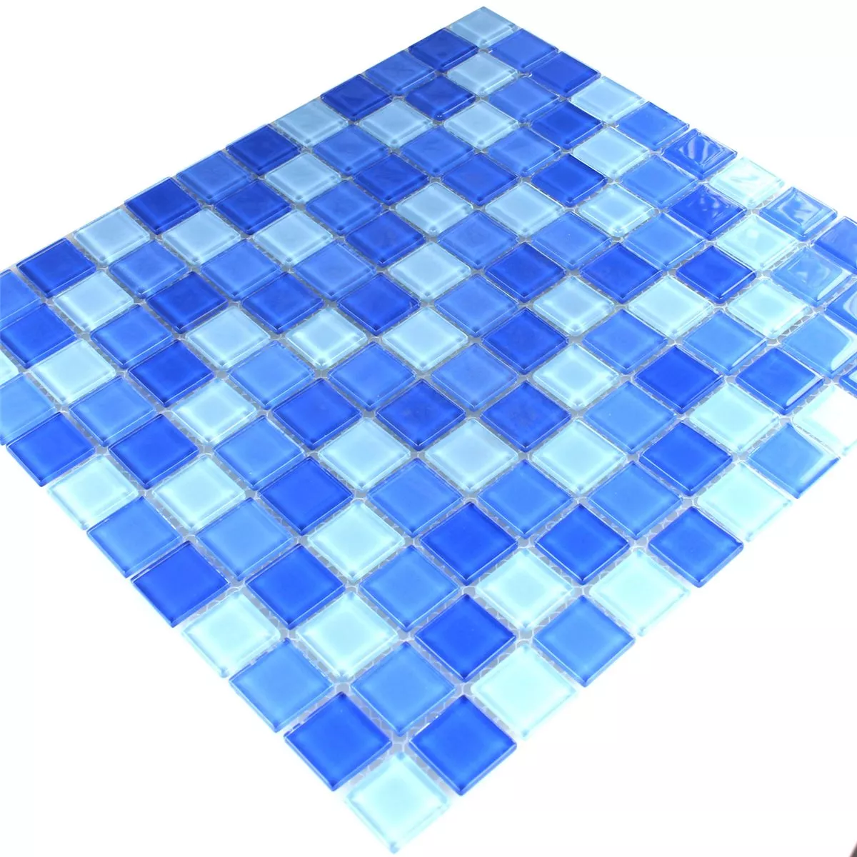 Ψηφιδωτά Πλακάκια Ποτήρι Γαλάζιο 25x25x4mm