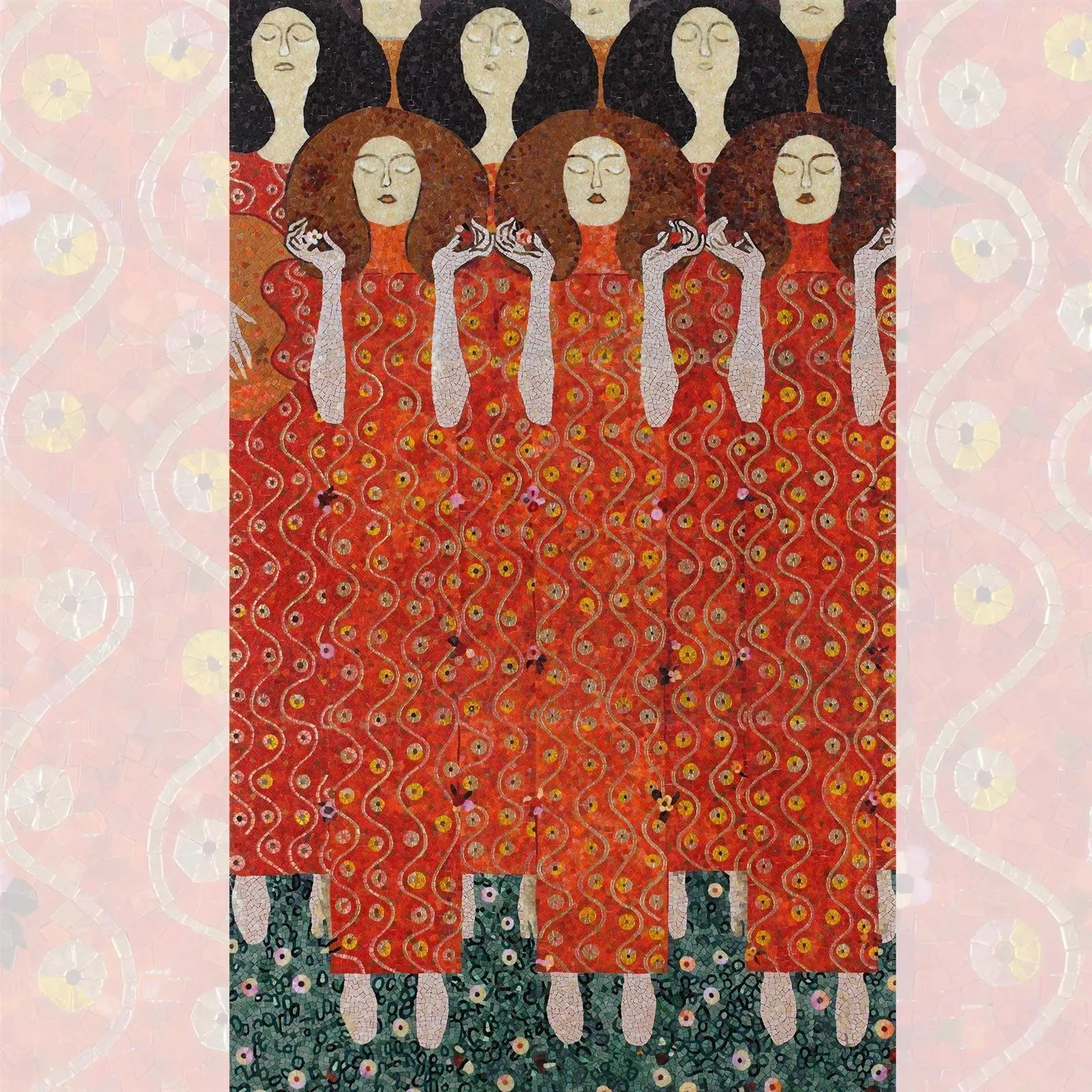 Γυάλινο Μωσαϊκό Εικόνα Singers 140x240cm Γυάλινο Μωσαϊκό Εικόνα Singers 140x240cm