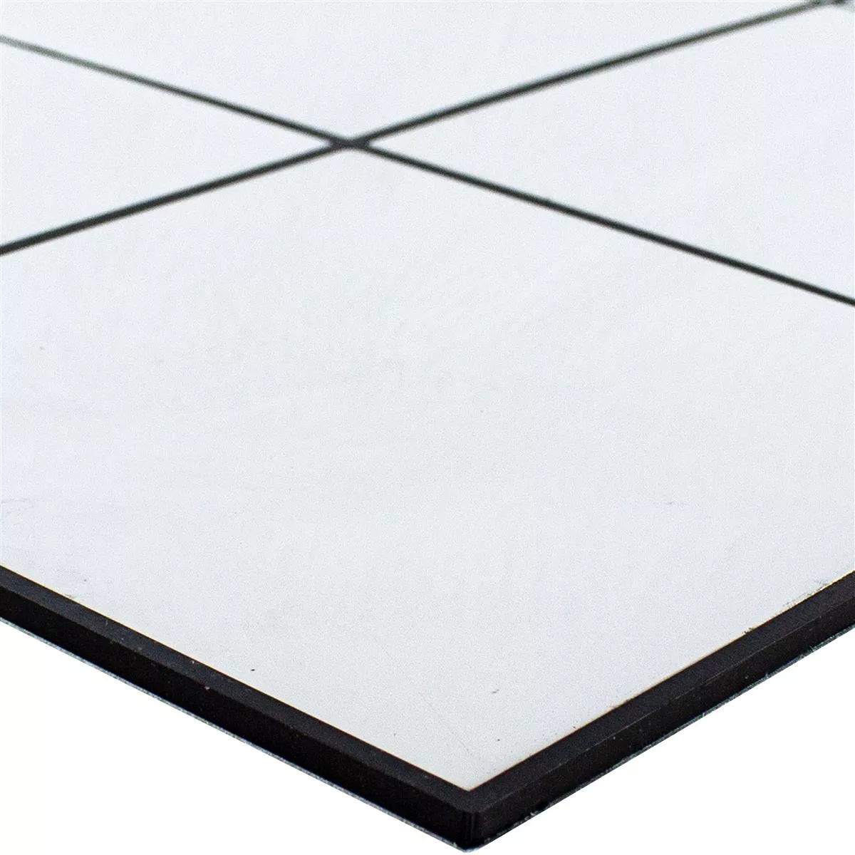 Αλουμίνιο Ψηφιδωτά Πλακάκια Lenora Aυτοκόλλητες Ασπρο Αλουμίνιο Ψηφιδωτά Πλακάκια Lenora Aυτοκόλλητες Ασπρο