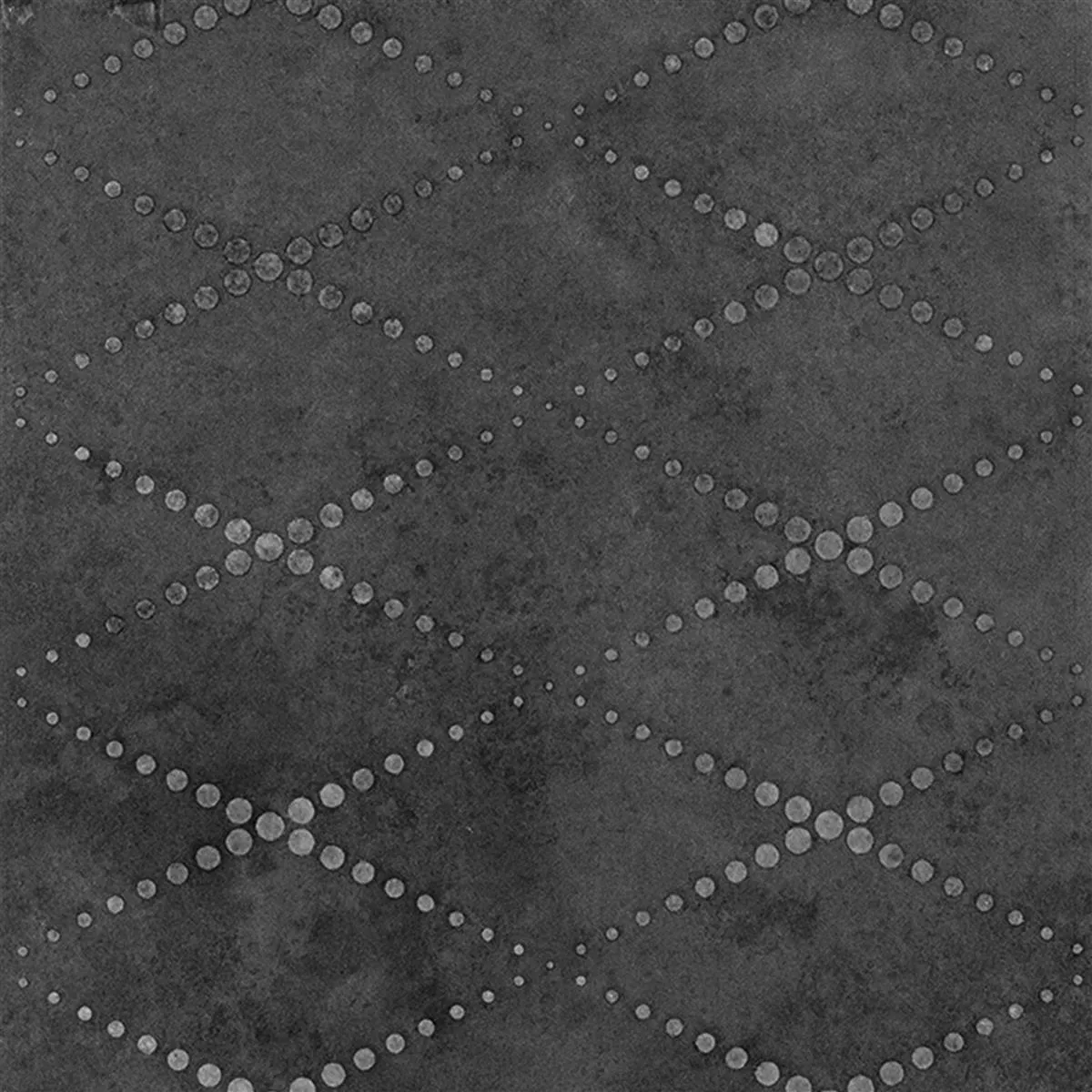 Πλακάκια Δαπέδου Chicago Μεταλλική Εμφάνιση Ανθρακίτης R9 - 18,5x18,5 cm Pattern