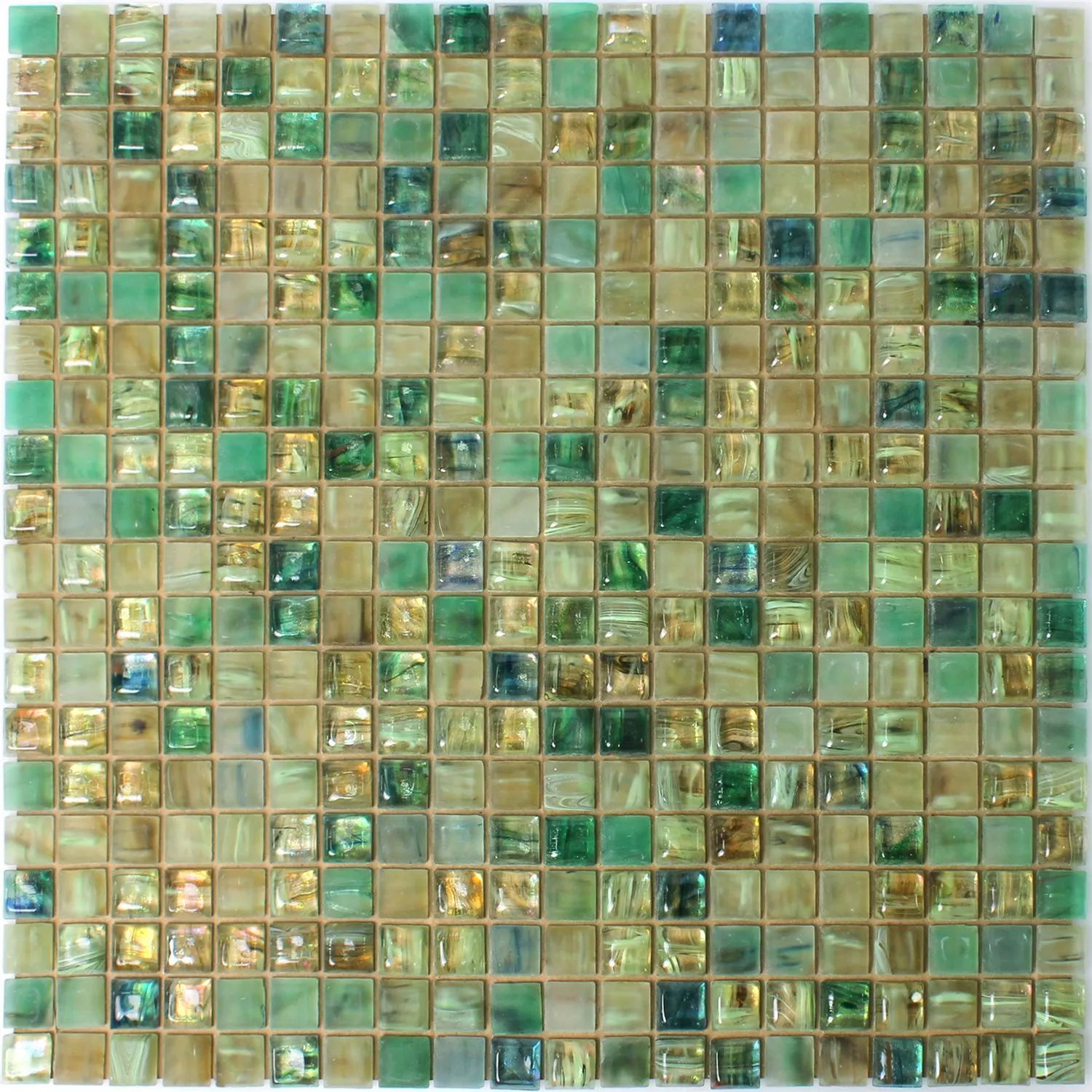 Πρότυπο από Ποτήρι Πισίνα Ψηφιδωτά Πλακάκια Pergamon Πράσινος