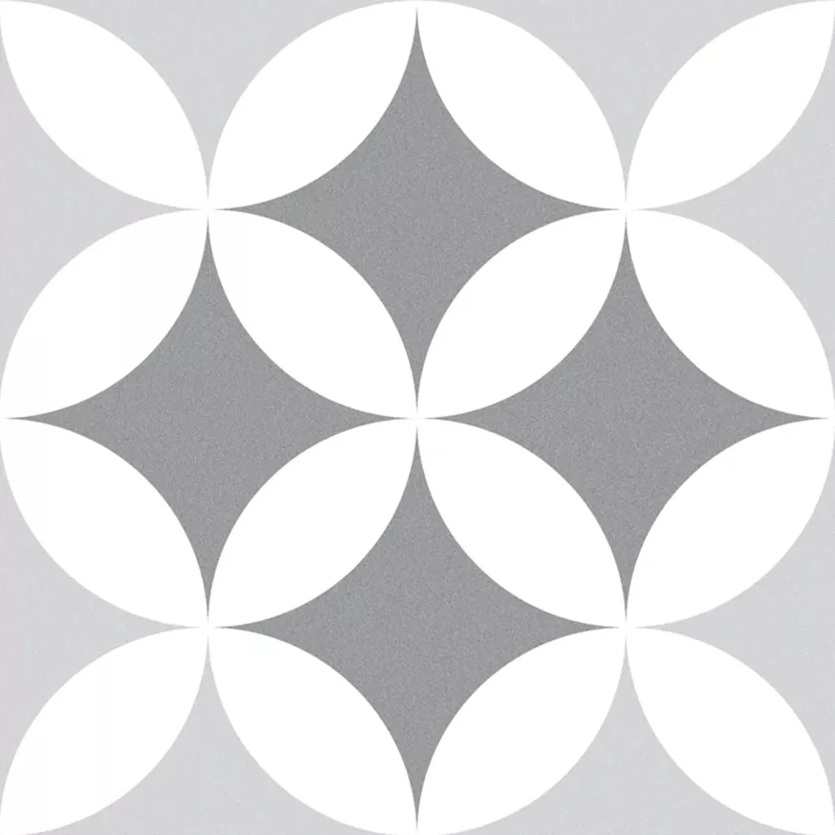 Πλακάκια Δαπέδου Εμφάνιση Tσιμέντου Atlantica Oteiza Γκρί Ασπρο