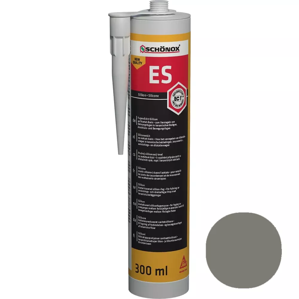 Σιλικόνη σφράγισης αρμών Schönox ES Grey (300ml) Σιλικόνη σφράγισης αρμών Schönox ES Grey (300ml)