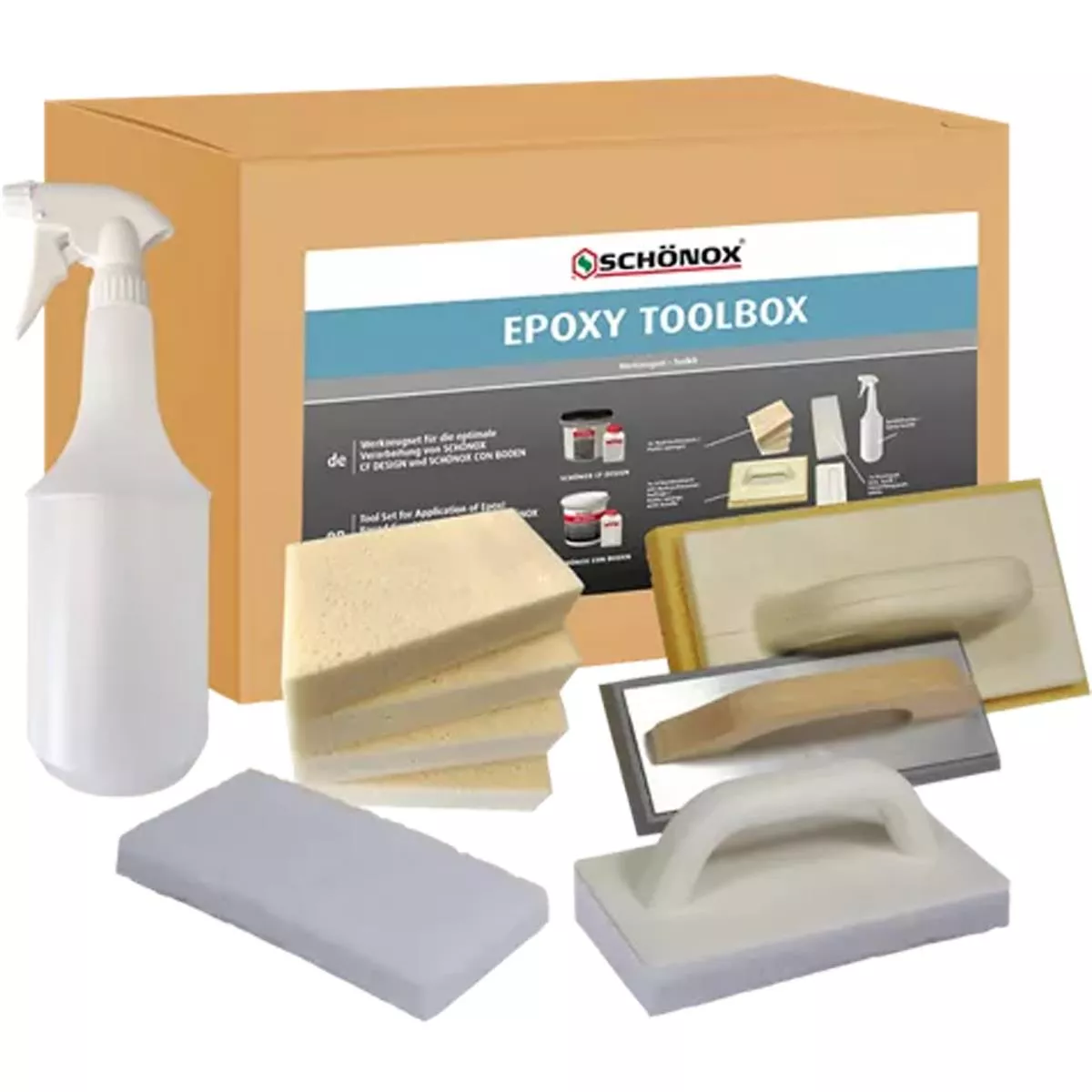 Σετ εργαλείων εποξειδικής ρητίνης Schönox Epoxy Toolbox Σετ εργαλείων εποξειδικής ρητίνης Schönox Epoxy Toolbox