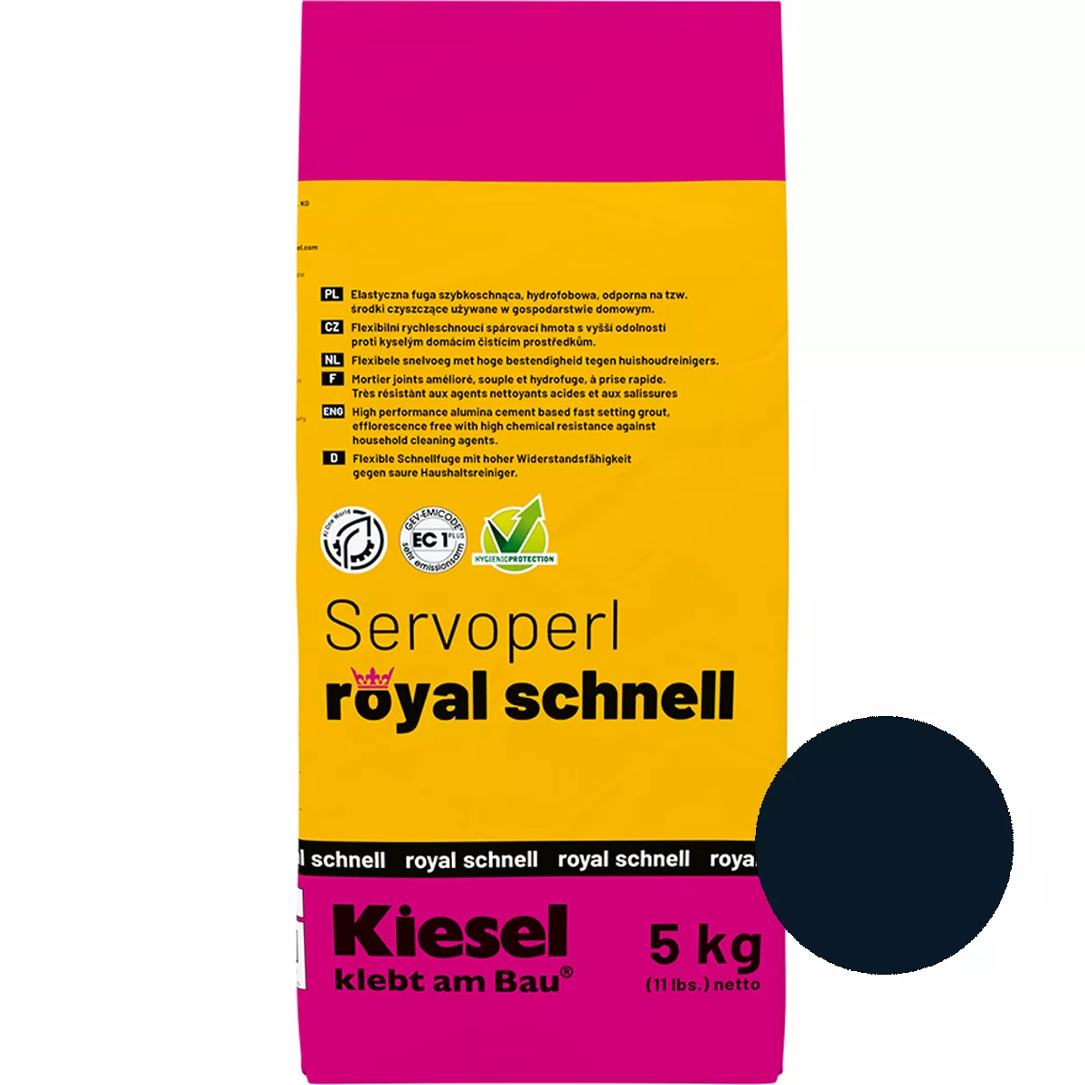Σύνθεση αρμών Servoperl Royal Quick Velvet Black 5 κιλών