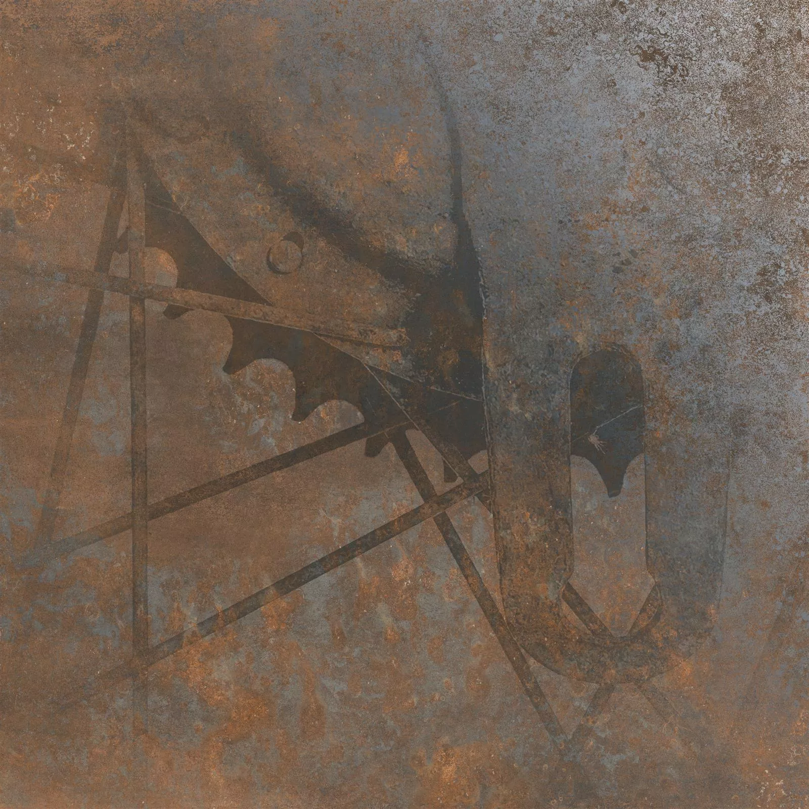 Πλακάκια Δαπέδου Sierra Μεταλλική Εμφάνιση Rust R10/B Ντεκόρ Ακτίνα