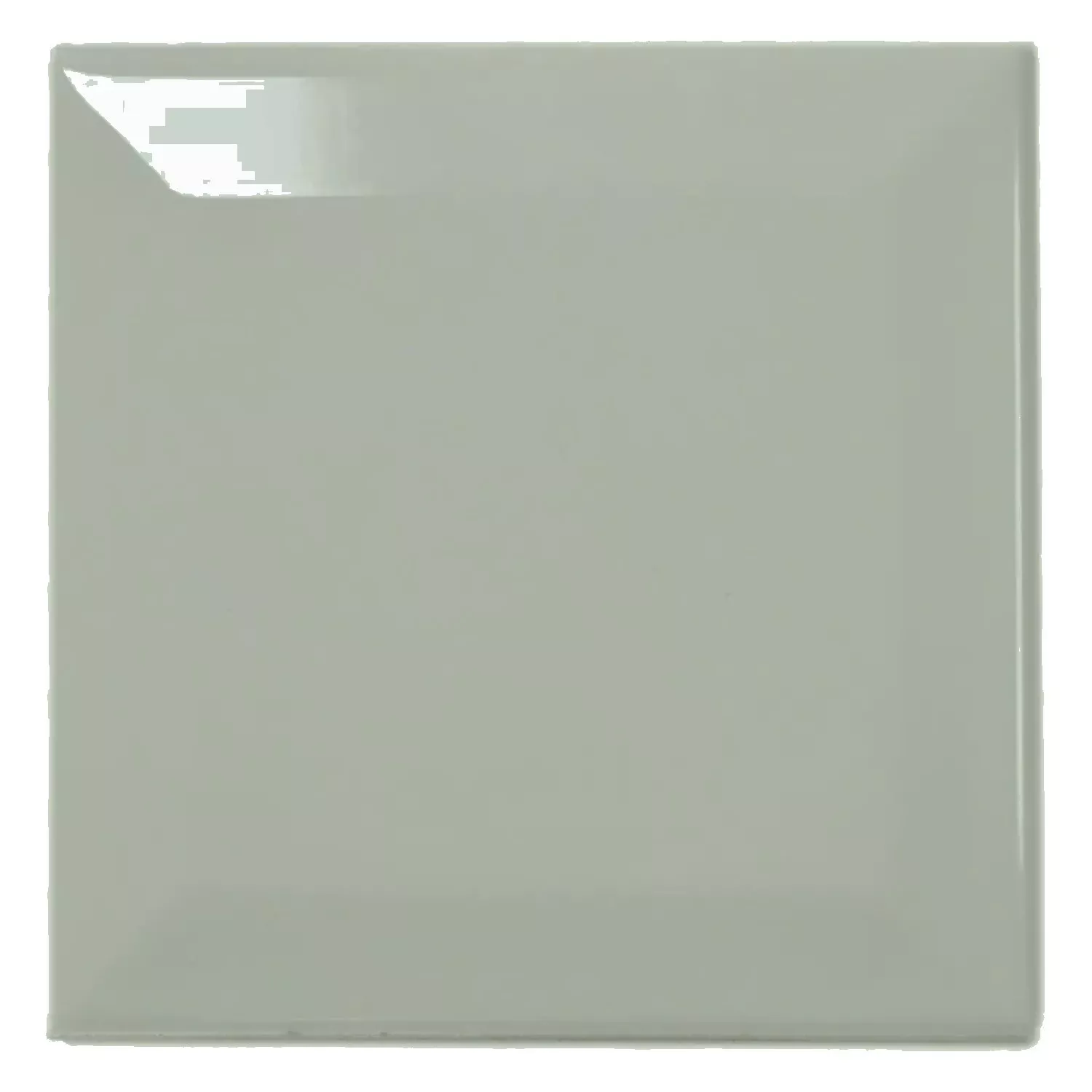 Πλακάκι μετρό Πράσινος Αστραφτερό 10x10 cm Όψη Catarina Sage