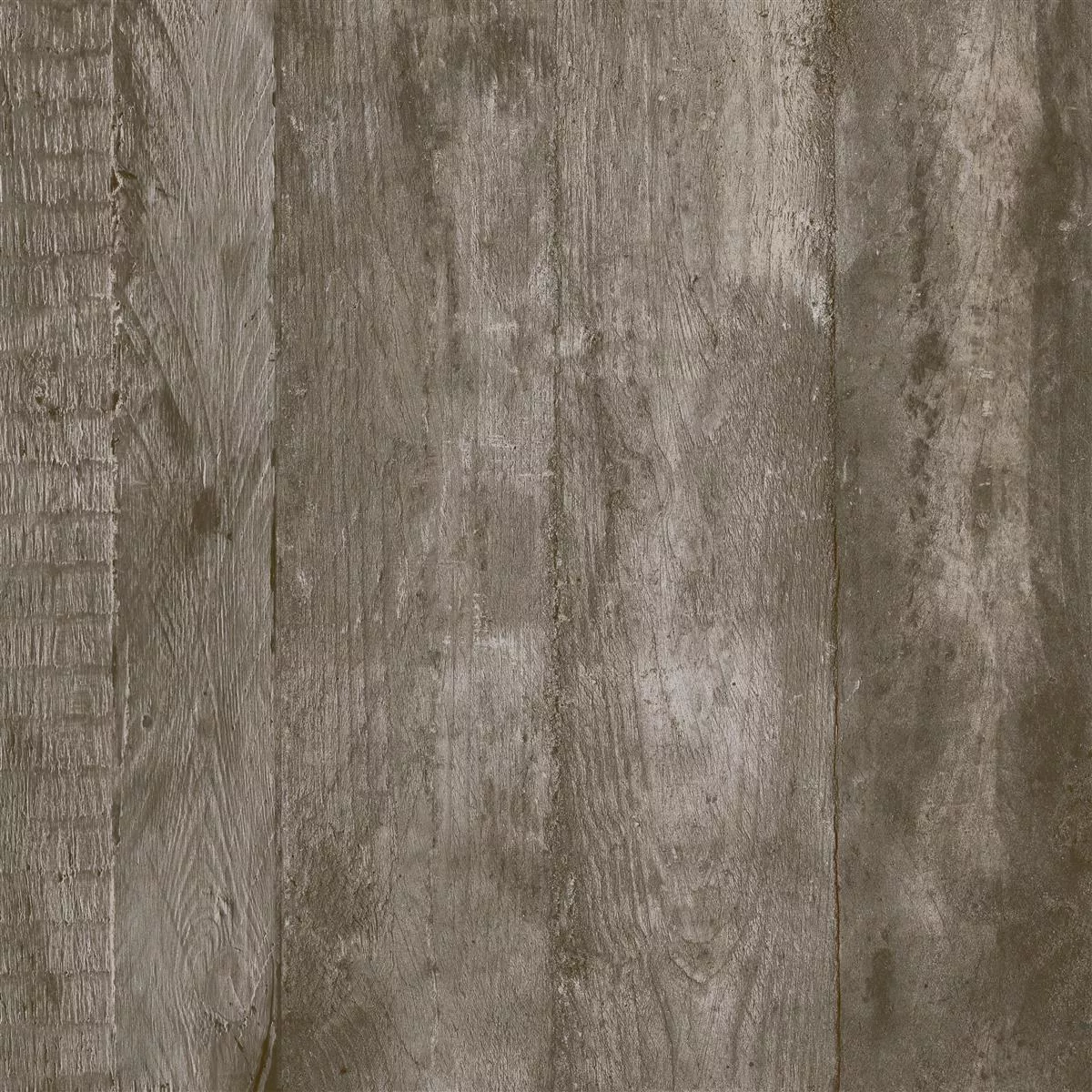 Πλακάκια Δαπέδου Gorki Όψη Ξύλου 60x60cm Γυαλισμένο Kαφέ