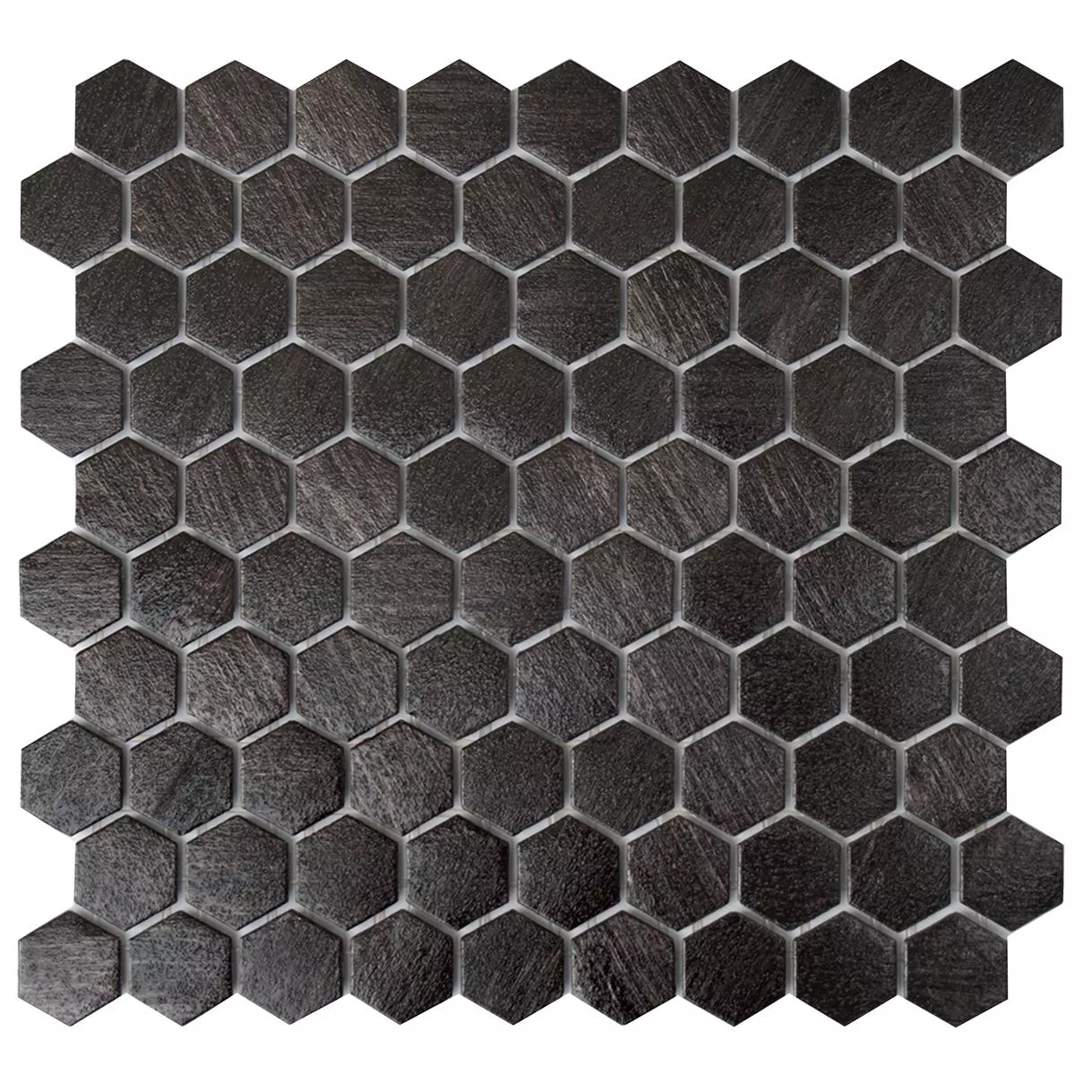 Γυάλινο Μωσαϊκό Πλακάκια Trend-Vi Hexagonal 2104 Ανθρακίτης