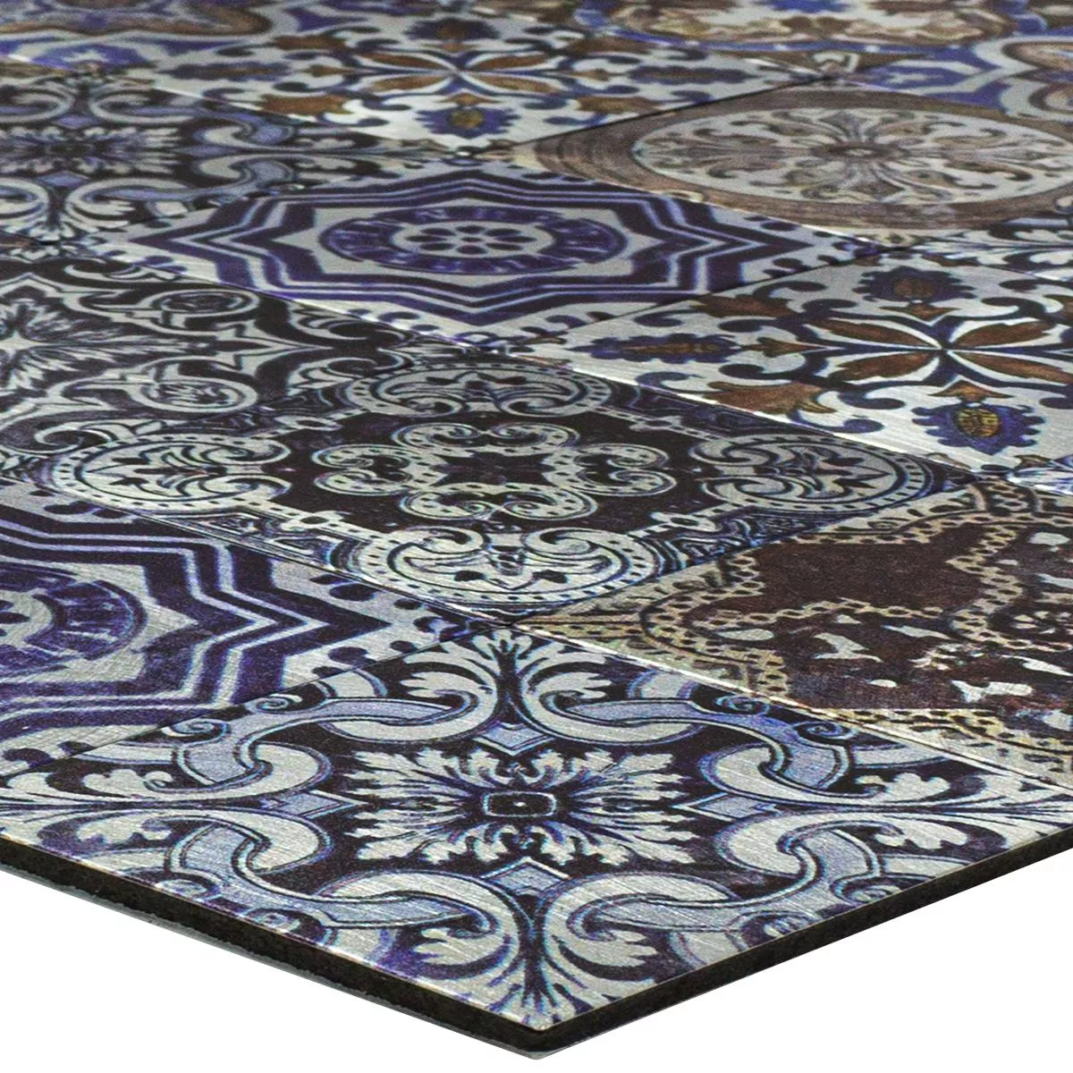 Ψηφιδωτά Πλακάκια Mέταλλο Retro Livorno Aυτοκόλλητες Ψηφιδωτά Πλακάκια Mέταλλο Retro Livorno Aυτοκόλλητες