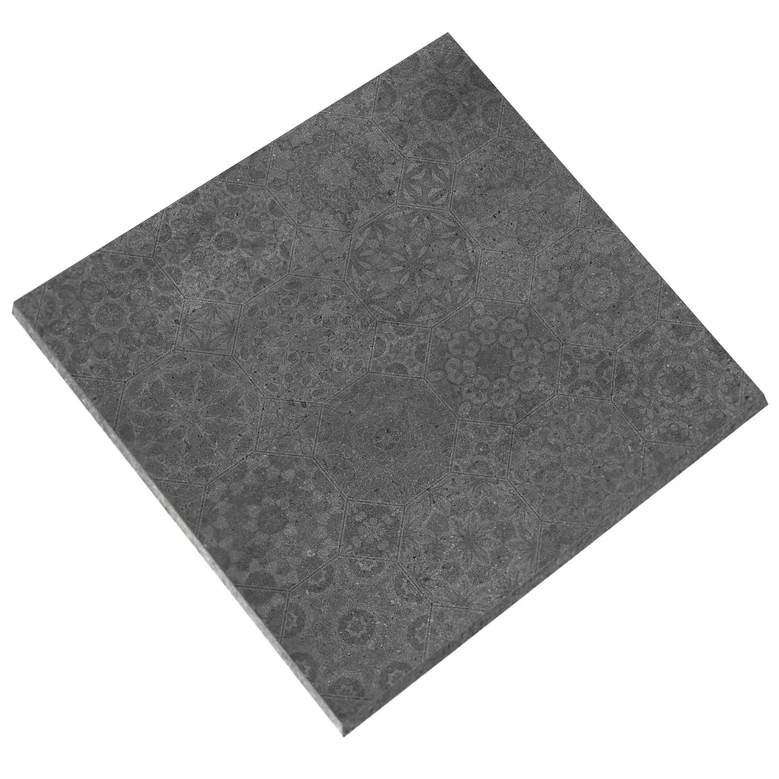 Πλακάκια Δαπέδου Freeland Πέτρινη Όψη R10/B Ανθρακίτης 60x60 Ντεκόρ