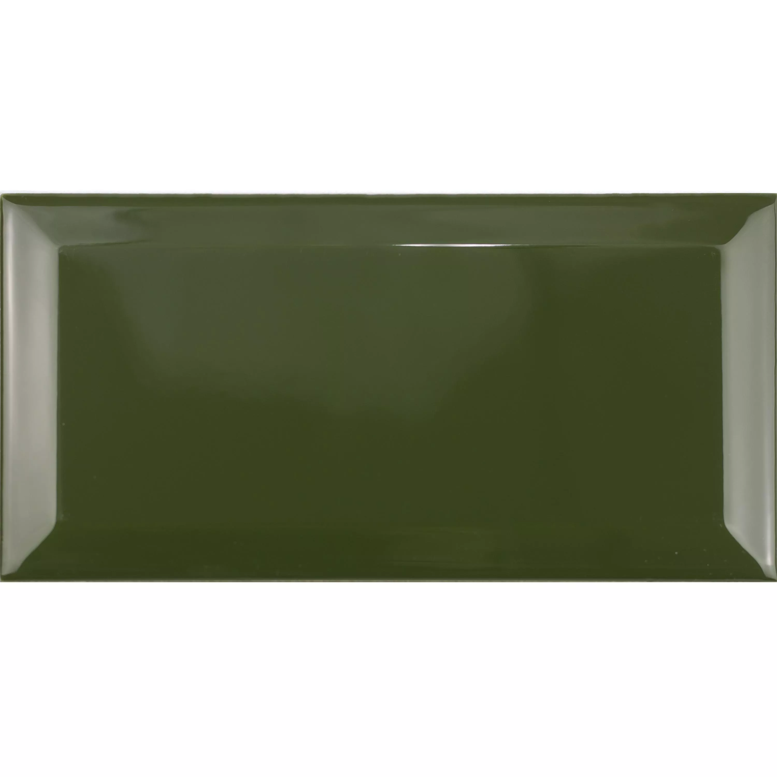 Metro Πλακάκια Tοίχου Brussel Όψη 10x20x0,7cm Verde Botella