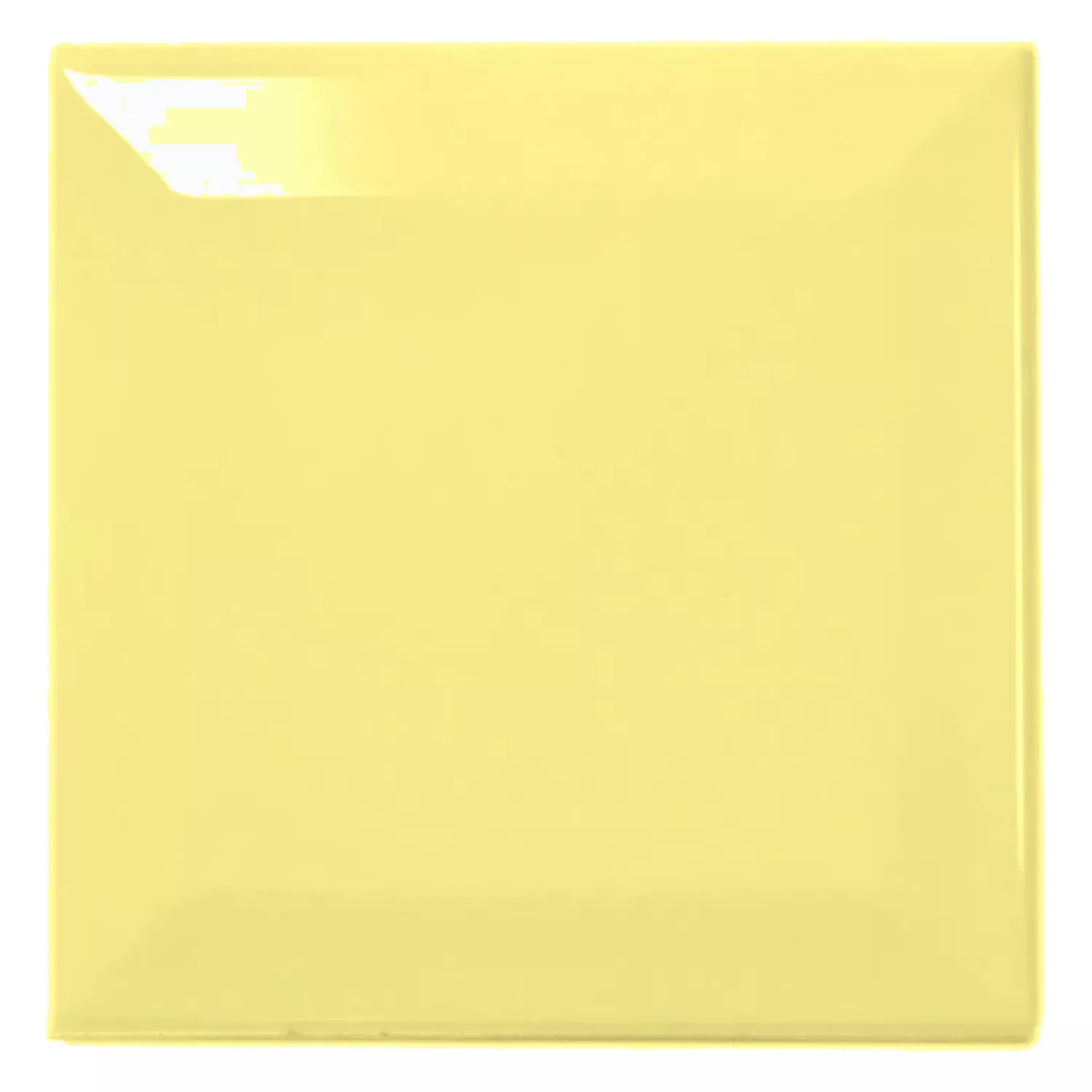 Πλακάκι μετρό Κίτρινος Αστραφτερό 10x10 cm Όψη Catarina Amarillo