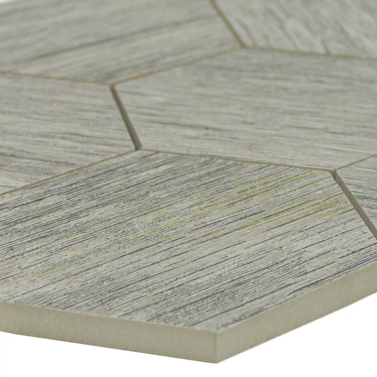 Πορσελάνινα Σκεύη Ψηφιδωτά Πλακάκια Εξάγωνο Straubing Γκρί Πορσελάνινα Σκεύη Ψηφιδωτά Πλακάκια Εξάγωνο Straubing Γκρί