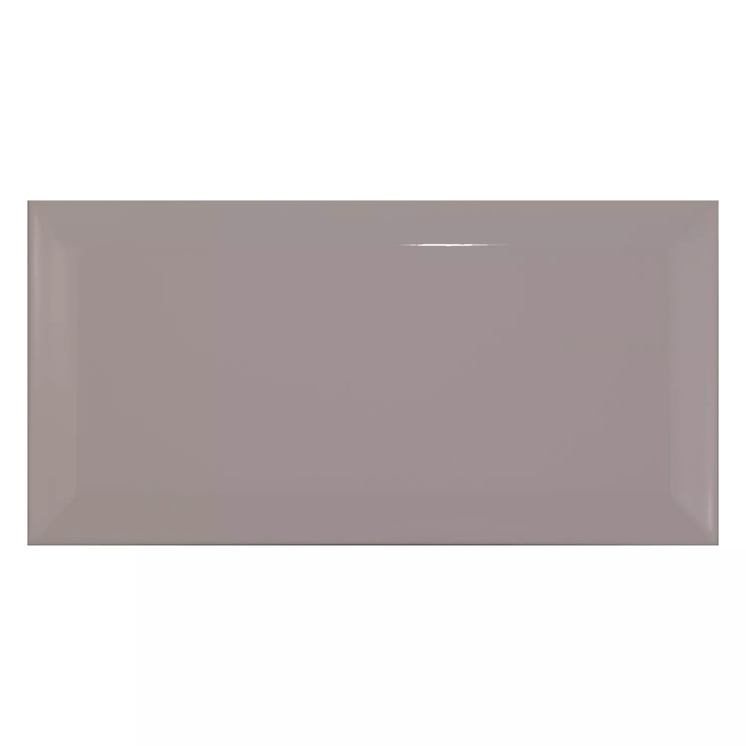 Πλακάκι μετρό Γκρί Αστραφτερό 10x20 cm Όψη Jasper Plata