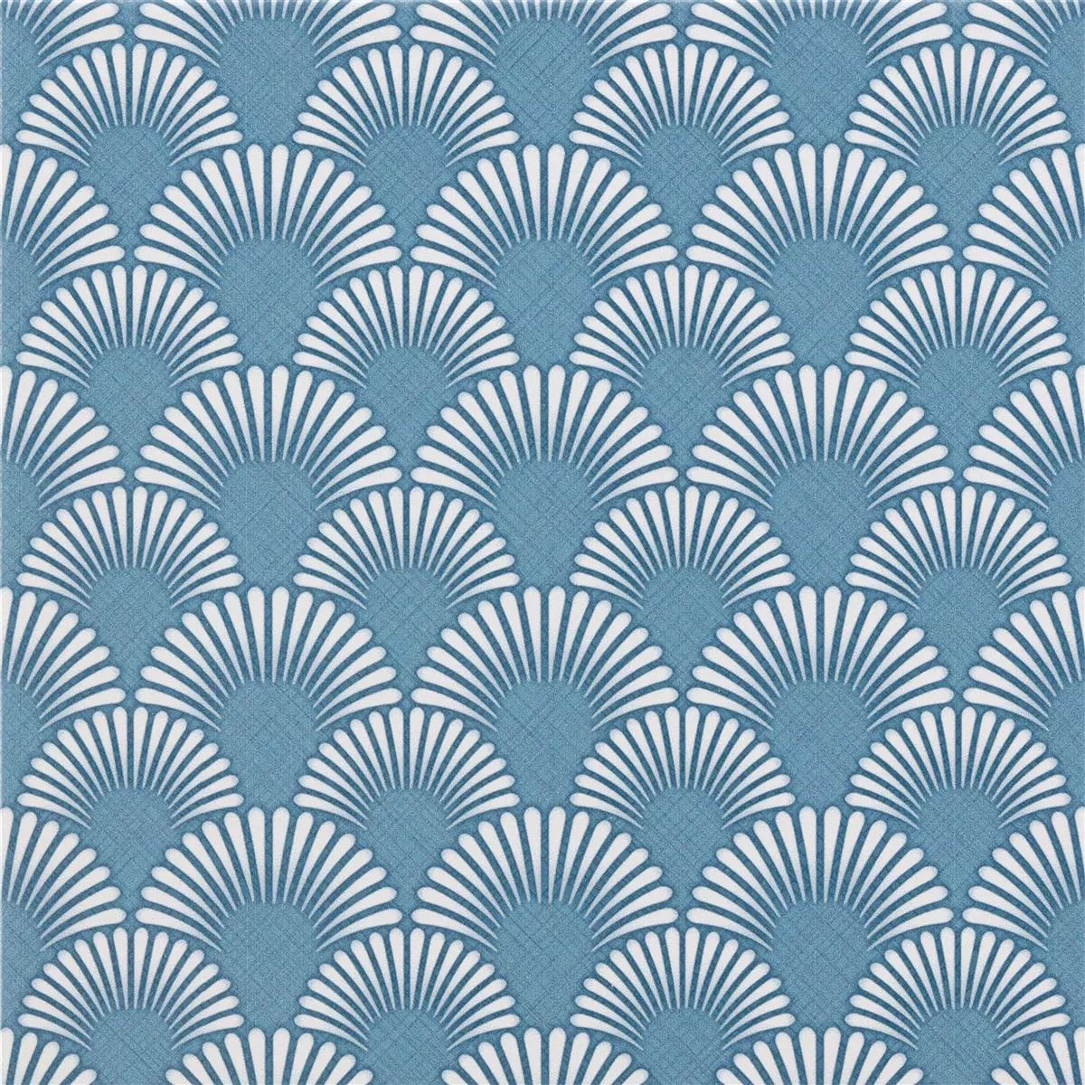 Πλακάκια Δαπέδου Εμφάνιση Tσιμέντου Wildflower Μπλε Ντεκόρ 18,5x18,5cm