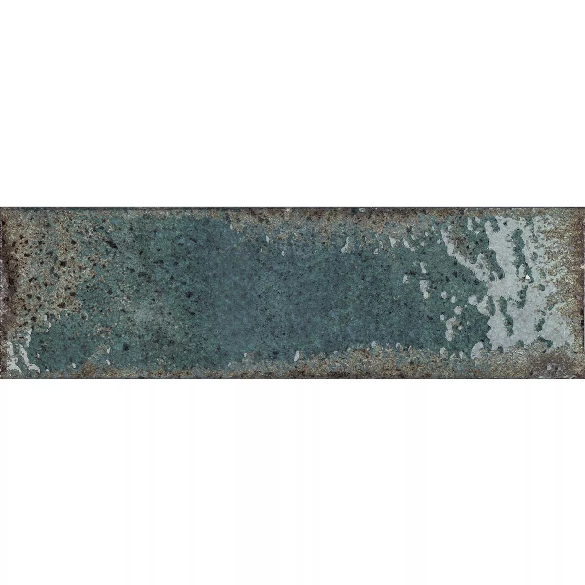 Πλακάκια Tοίχου Lara Αστραφτερό Kυματιστός 10x30cm Πράσινος