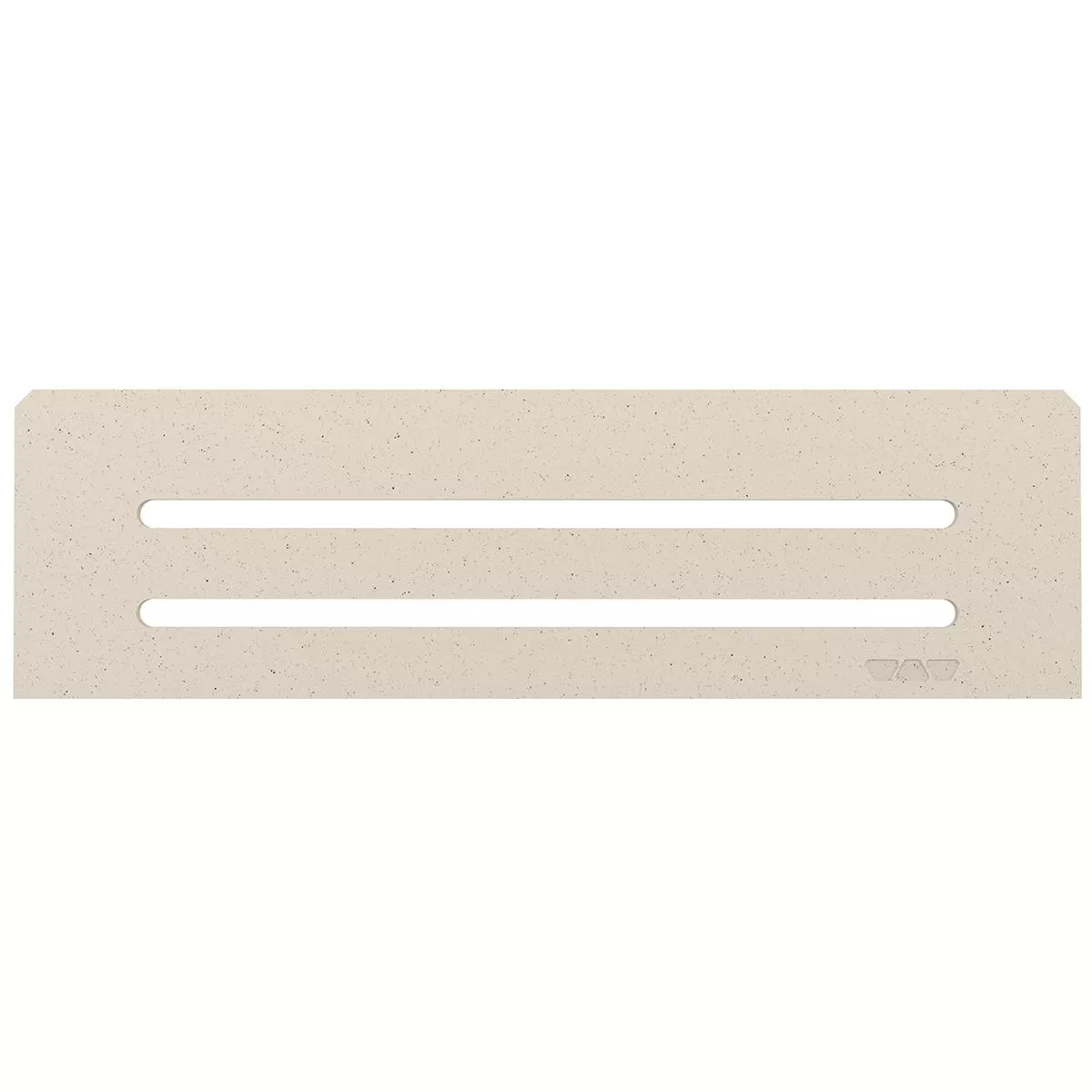 Ράφι τοίχου Schlüter ορθογώνιο 30x8.7cm Wave ιβουάρ
