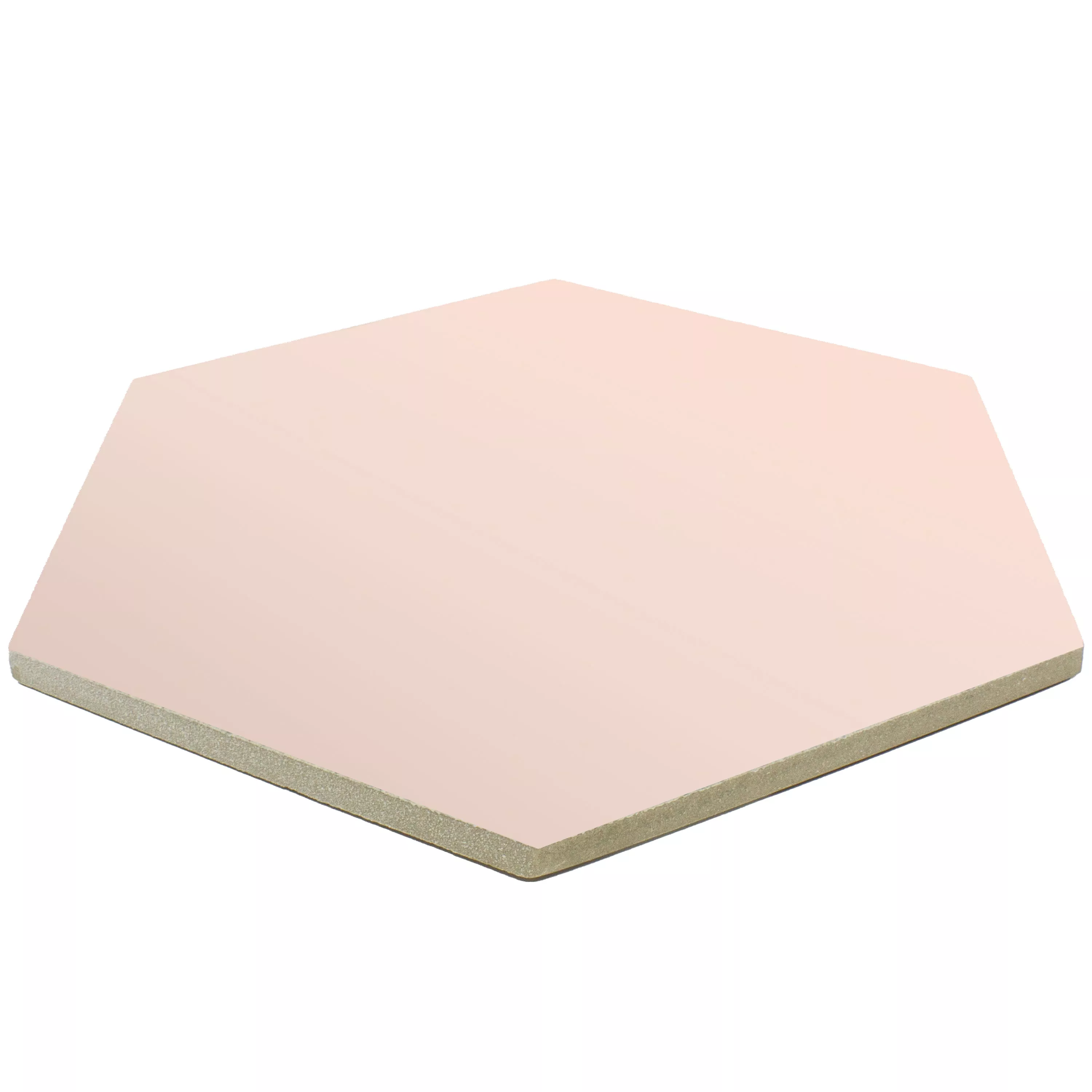 Πορσελάνινα Σκεύη Πλακάκια Modena Εξάγωνο Uni Ροζ Εξάγωνο
