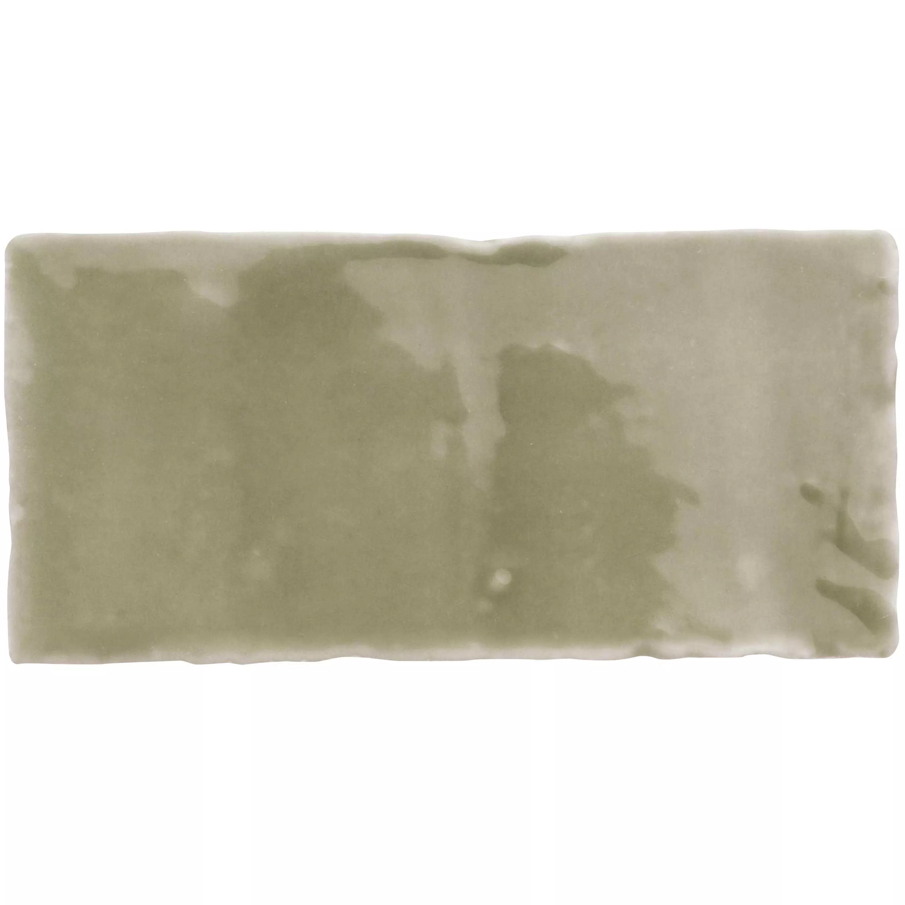Πλακάκι Tοίχου Algier Xειροποίητο 7,5x15cm Ελαιοπράσινο