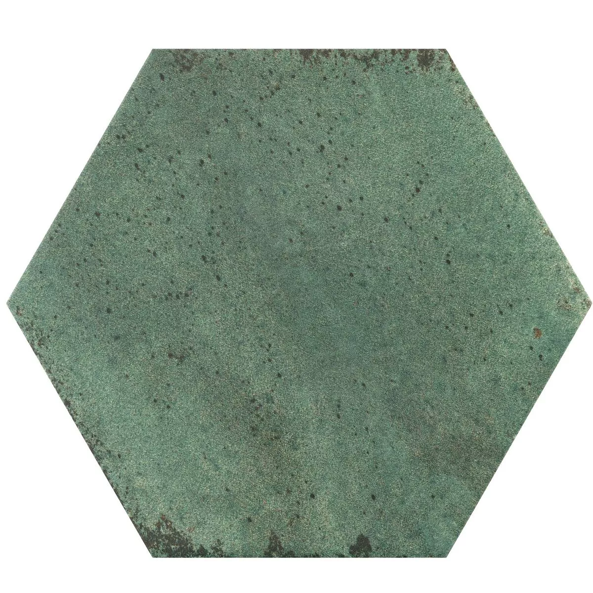 Πρότυπο από Πλακάκια Δαπέδου Arosa Παγωμένος Εξάγωνο Σμαραγδένιο Πράσινο 17,3x15cm