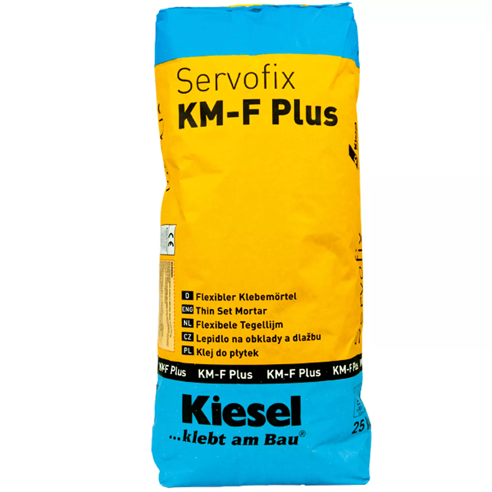 Κόλλα πλακιδίων Kiesel Servofix KM-F Plus - εύκαμπτο αυτοκόλλητο κονίαμα 25 kg