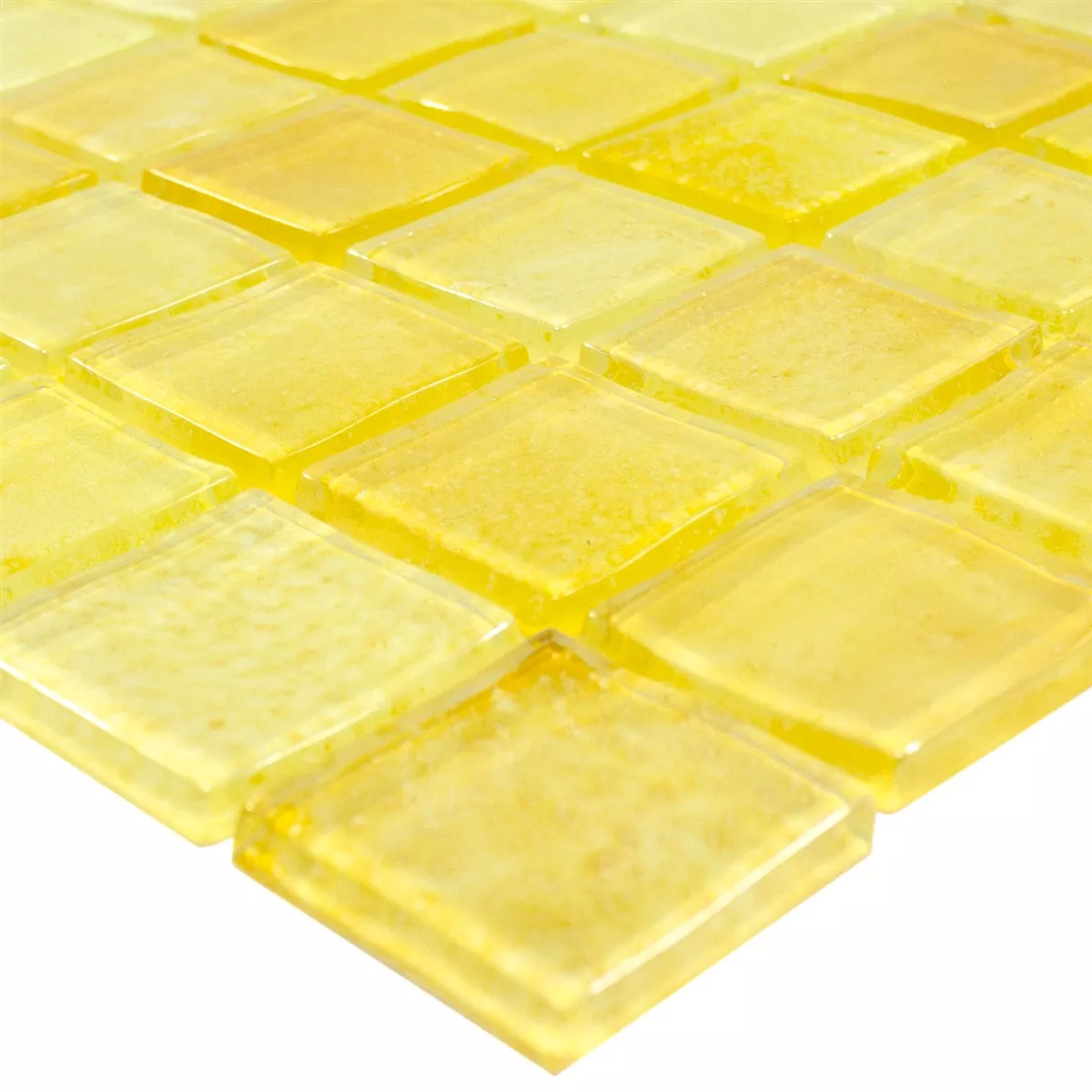 Γυάλινο Μωσαϊκό Argos Κίτρινος 23x23x4 mm