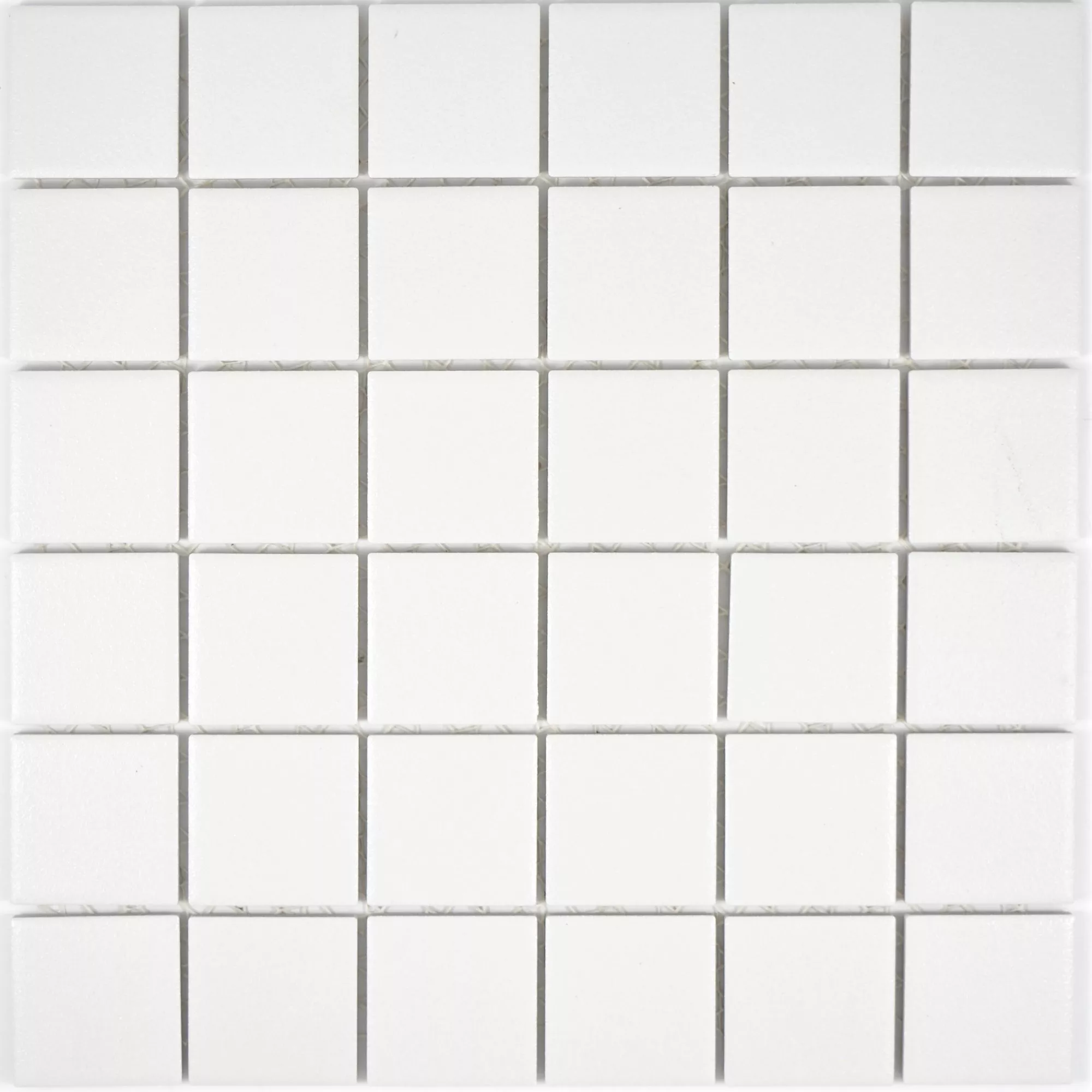 Πρότυπο από Kεραμικά Ψηφιδωτά Πλακάκια Pilamaya Ασπρο Αντίσταση Ολίσθησης R10 Q48