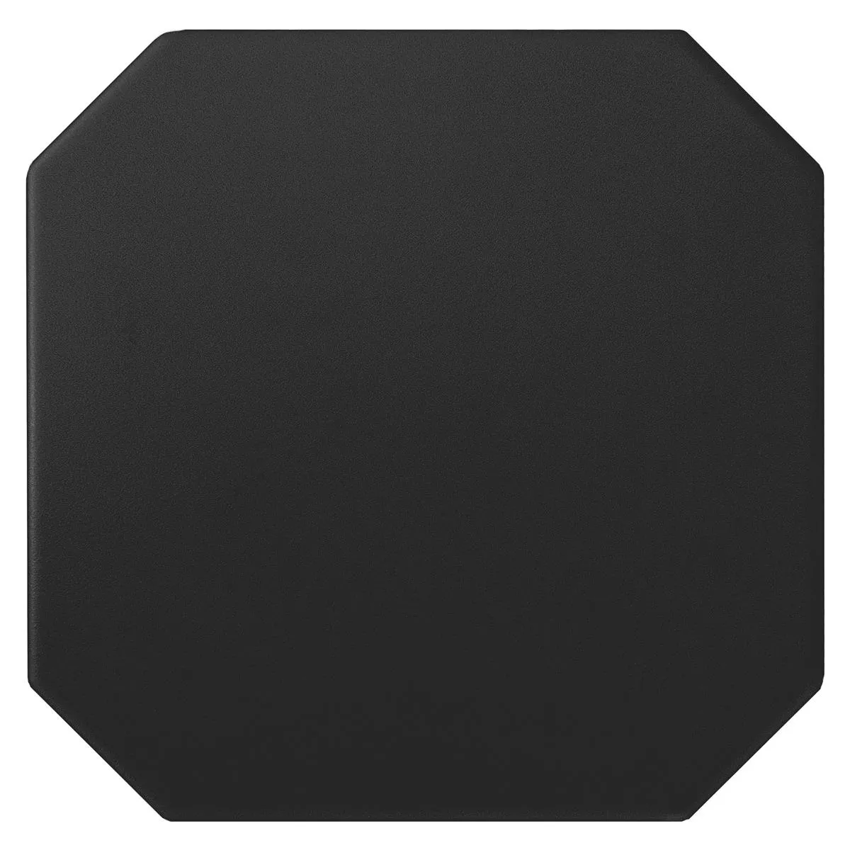 Πορσελάνινα Σκεύη Πλακάκια Genexia Uni Μαύρος Οκτάγωνο 20x20cm