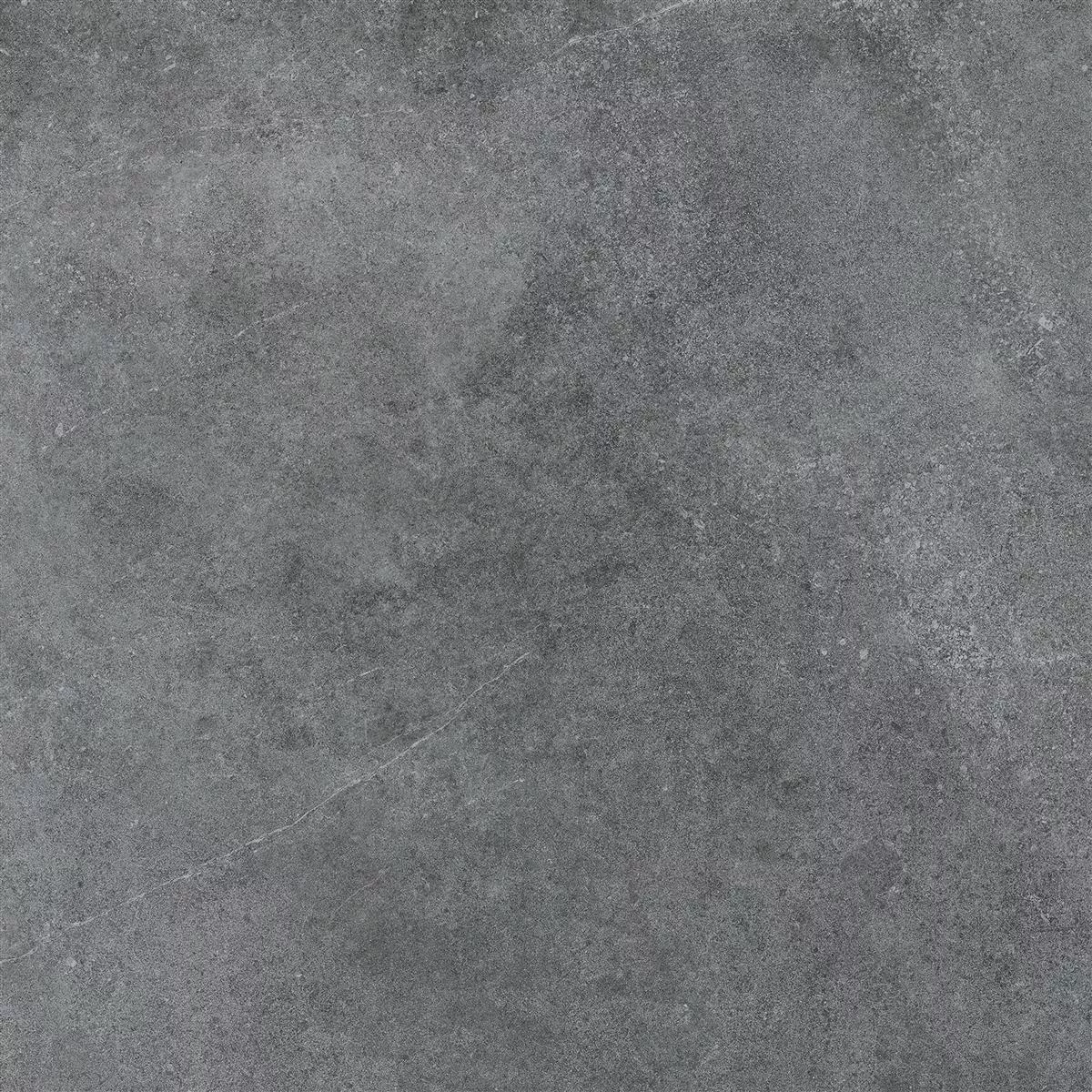 Πρότυπο Πλακάκια Δαπέδου Montana Άγυαλο Ανθρακίτης 60x60cm / R10B