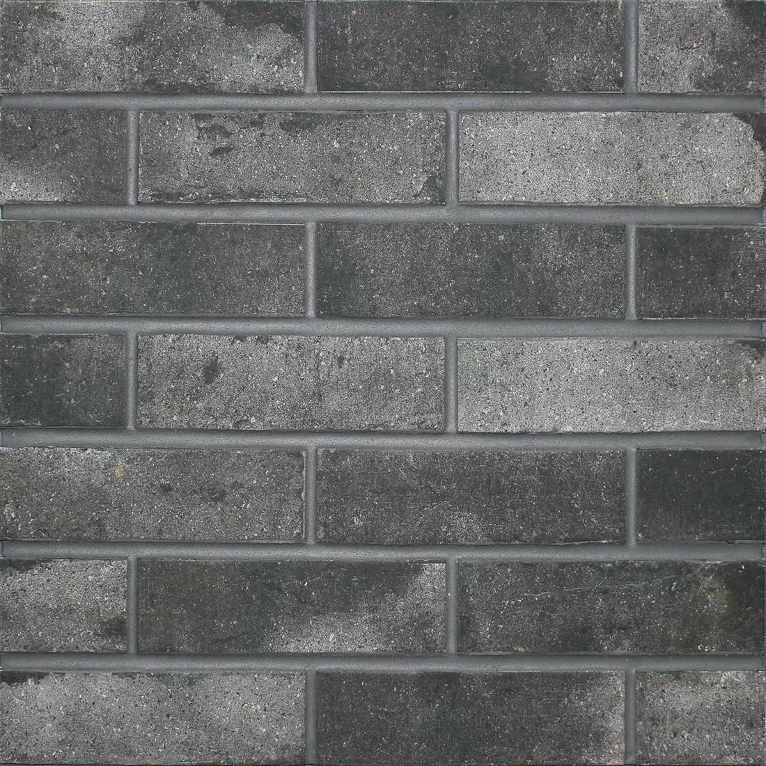 Πλακάκια Tοίχου Leverkusen 7,1x24cm Λουράκι Dark Grey