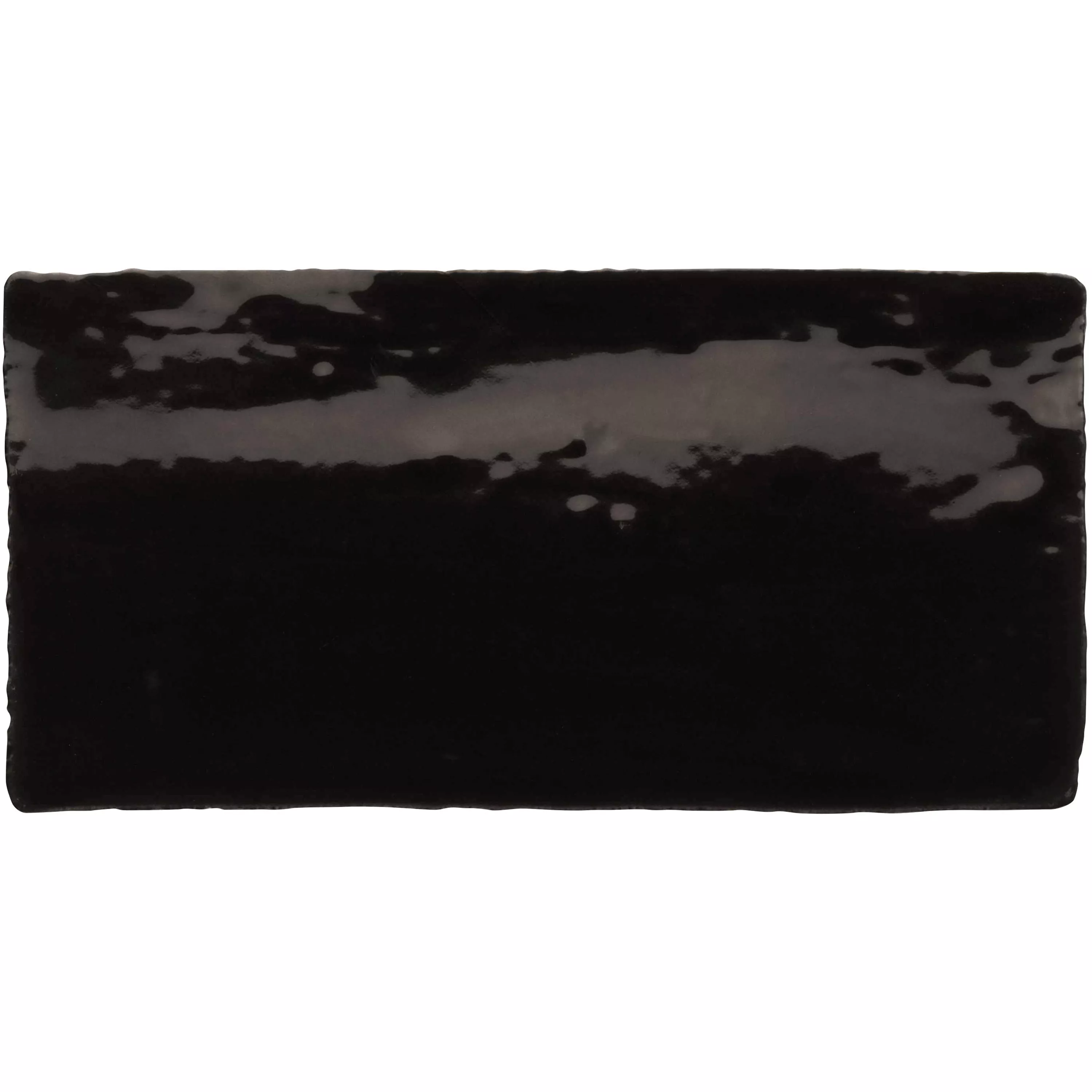 Πλακάκι Tοίχου Algier Xειροποίητο 7,5x15cm Μαύρος