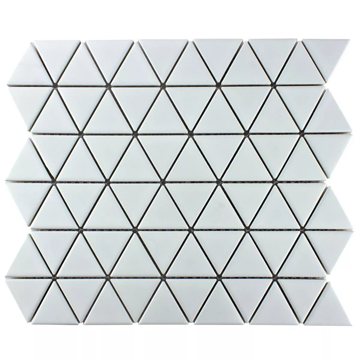 Kεραμικά Ψηφιδωτά Πλακάκια Arvada Tρίγωνο Ασπρο Παγωμένος