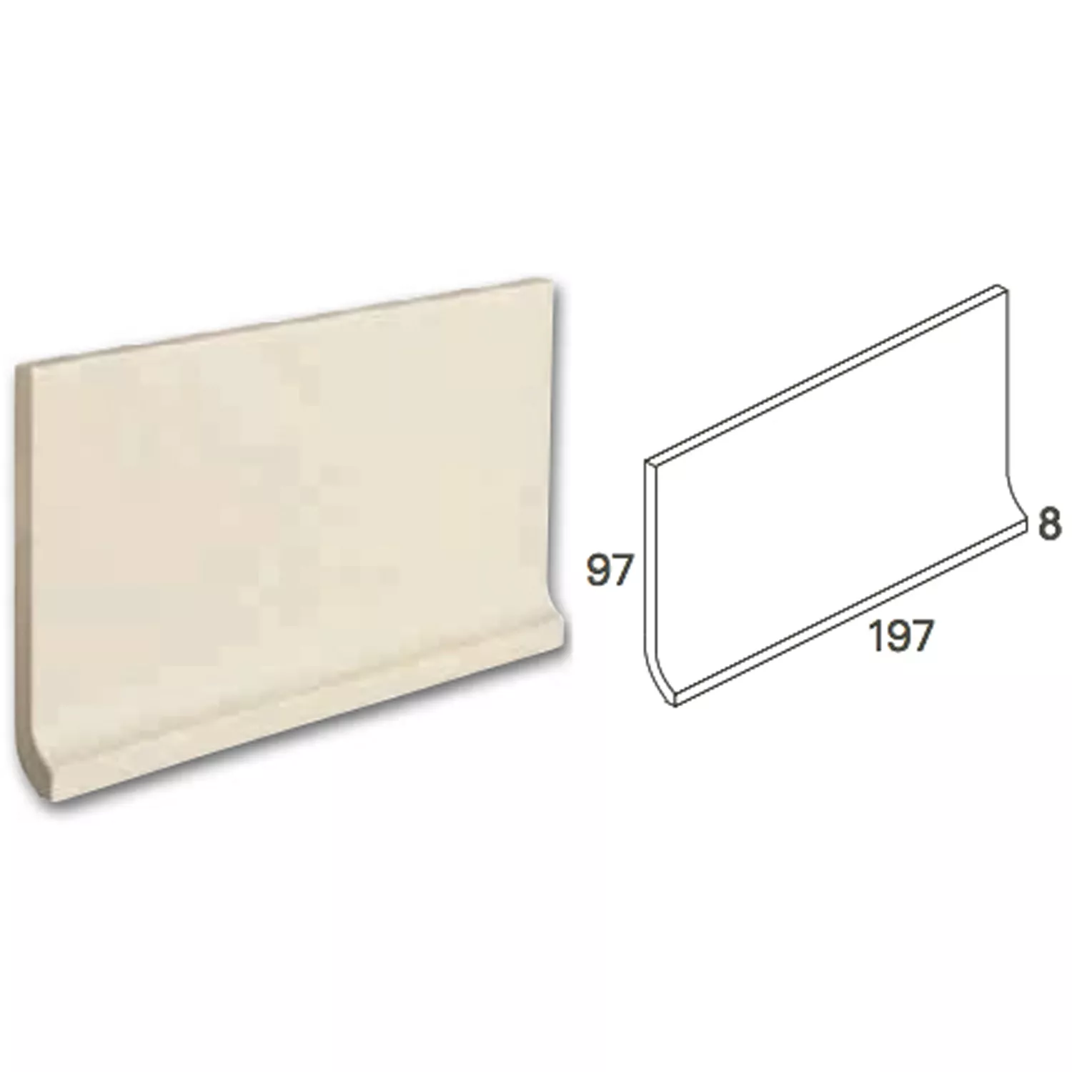 Bάση Όρμου Ψιλό Σιτάρι Πλακάκι Γκρί 20x10cm Bάση Όρμου Ψιλό Σιτάρι Πλακάκι Γκρί 20x10cm
