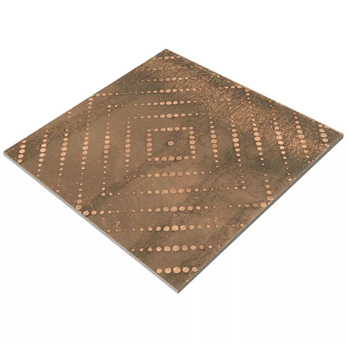 Πλακάκια Δαπέδου Chicago Μεταλλική Εμφάνιση Μπρούντζος R9 - 18,5x18,5cm - 3