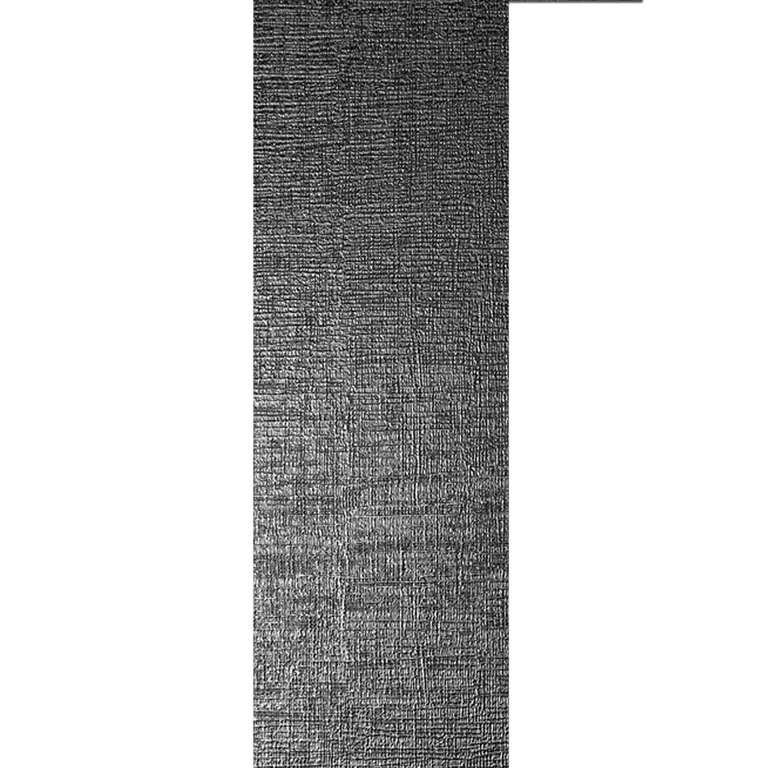 Πλακάκια Tοίχου Vulcano Mέταλλο Ντεκόρ Μαύρος Παγωμένος 30x120cm