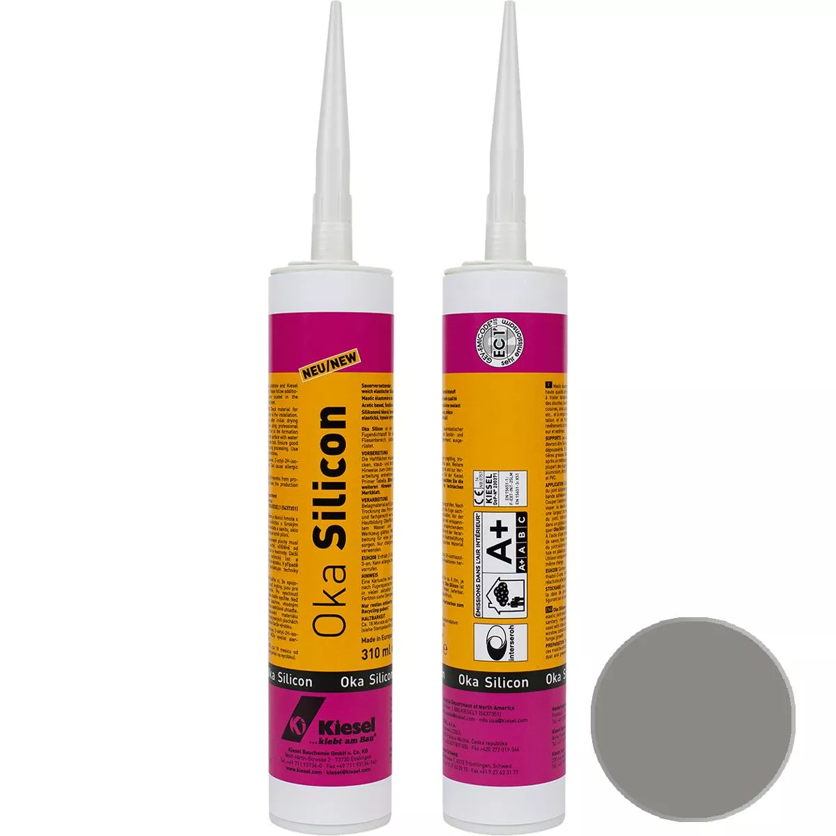 Σύνδεσμος σιλικόνης Kiesel OKA SILICON Shadow 310 ml