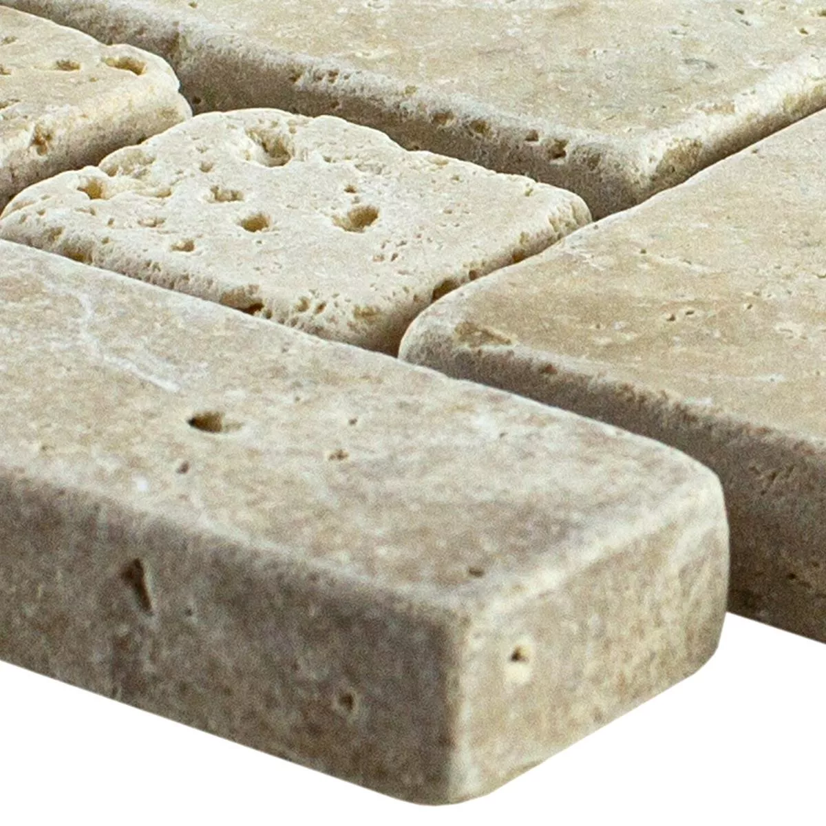 Πρότυπο από Φυσική Πέτρα Είδος Ασβεστόλιθου Ψηφιδωτά Πλακάκια LaGrange Μπεζ