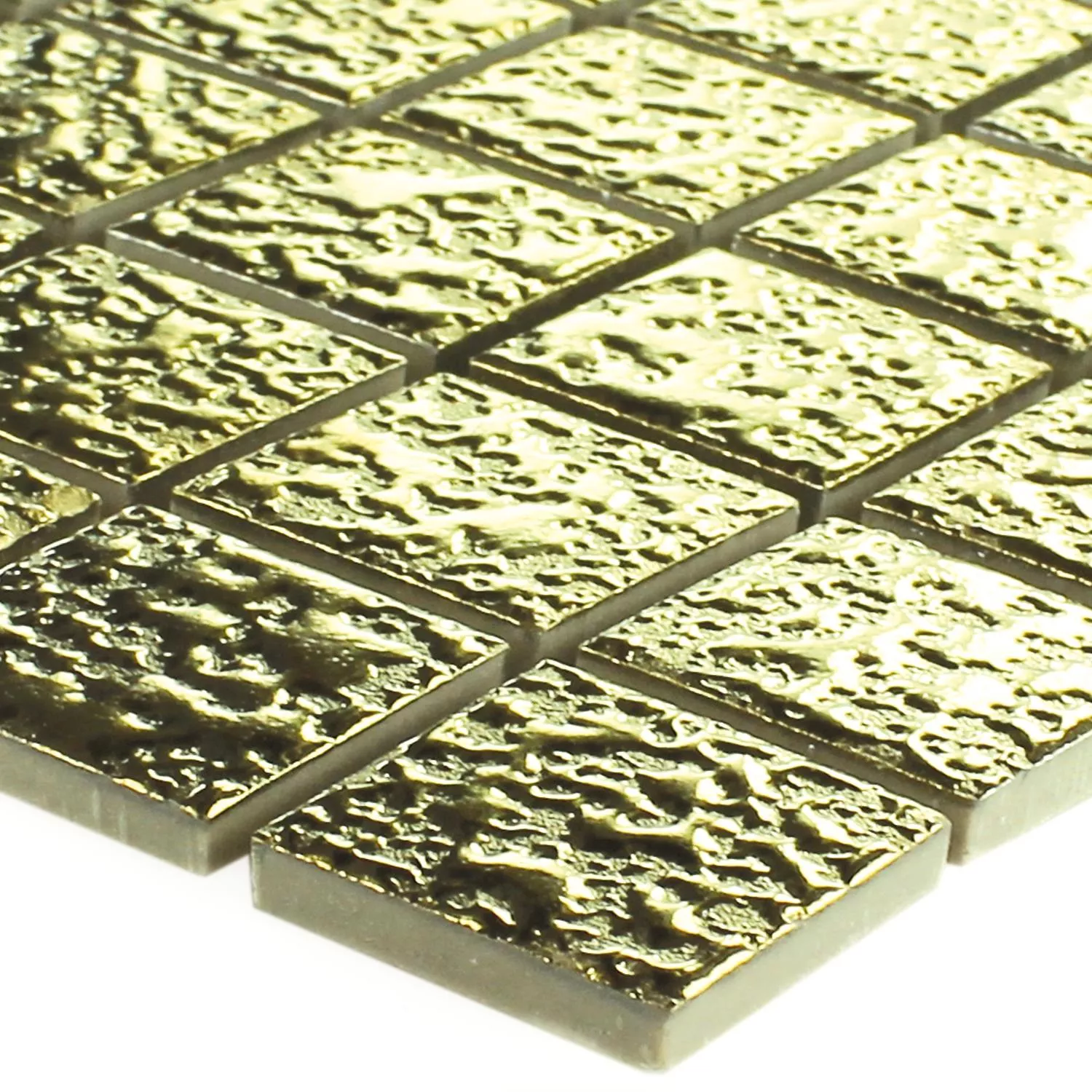 Πρότυπο από Ψηφιδωτά Πλακάκια Kεραμικά Sherbrooke Χρυσός Σφυρήλατος