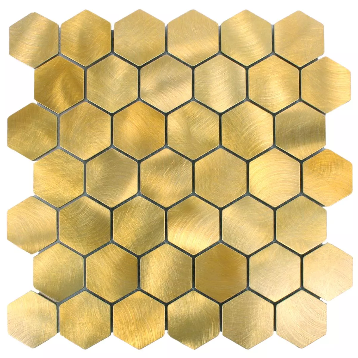 Ψηφιδωτά Πλακάκια Αλουμίνιο Manhatten Εξάγωνο Χρυσός