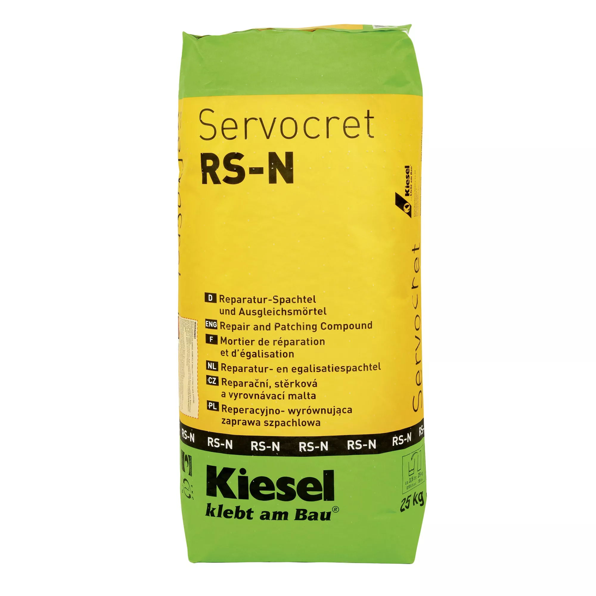 Kiesel Servocret RS-N - επισκευαστική σπάτουλα και κονίαμα ισοπέδωσης (25KG)