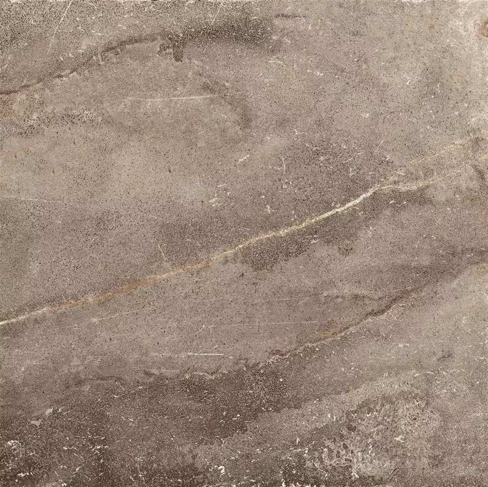 Πλακάκια Δαπέδου Detmold Eμφάνιση Φυσικής Πέτρας 60x60cm Kαφέ