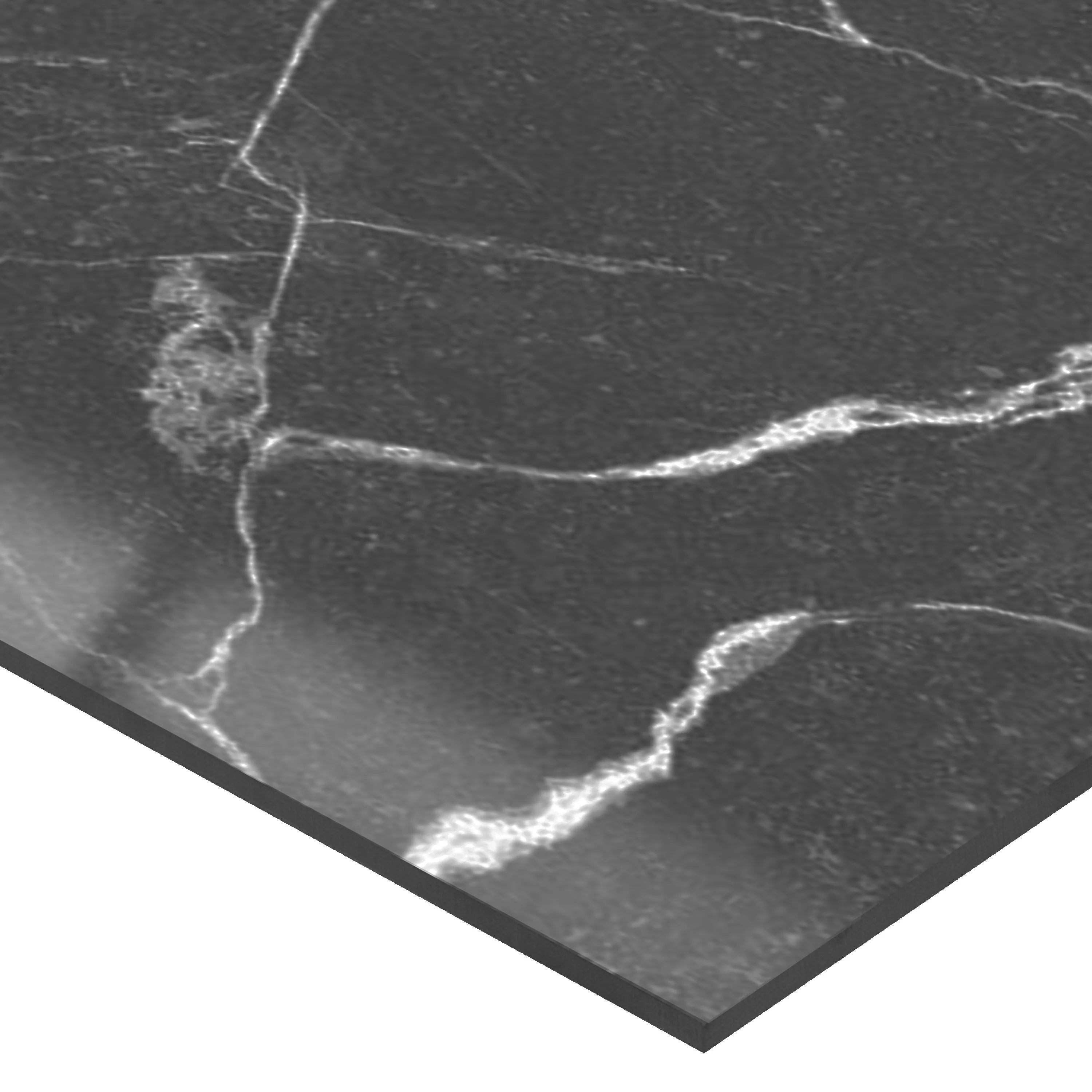 Πλακάκια Δαπέδου Santana Μαρμάρινη Όψη Αμεμπτος Σκούρο Γκρι 60x60cm