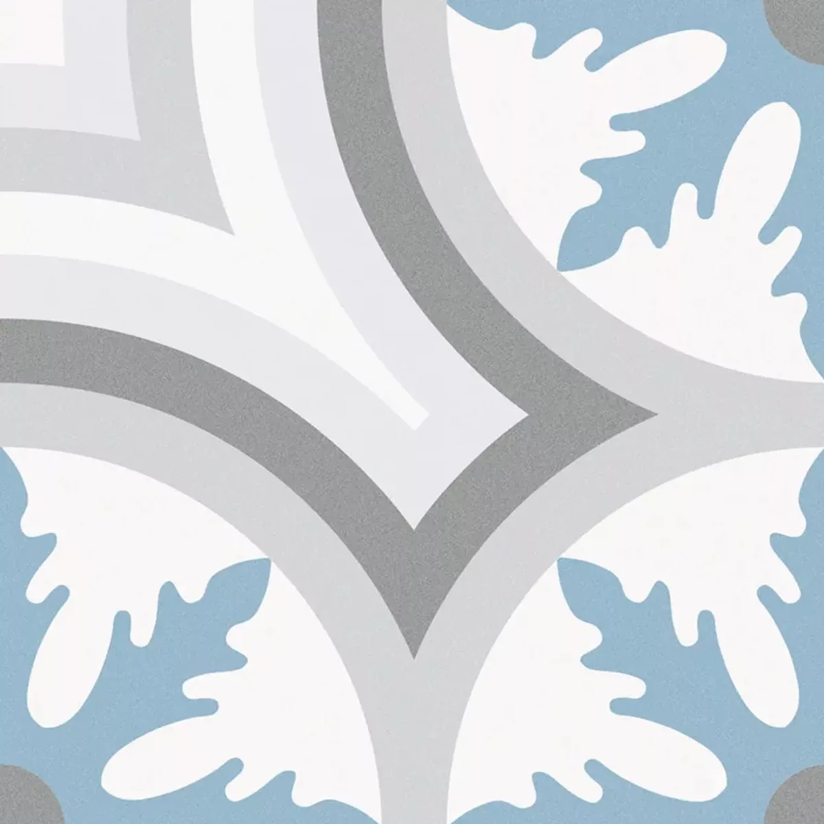 Πλακάκια Δαπέδου Εμφάνιση Tσιμέντου Atlantica Nomad Μπλε Ασπρο Γκρί