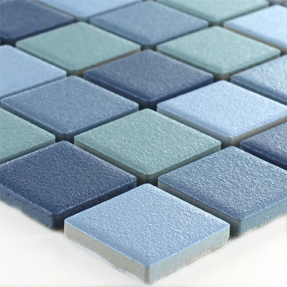 Πρότυπο από Ψηφιδωτά Πλακάκια Kεραμικά Αντίσταση Ολίσθησης Μπλε Mix