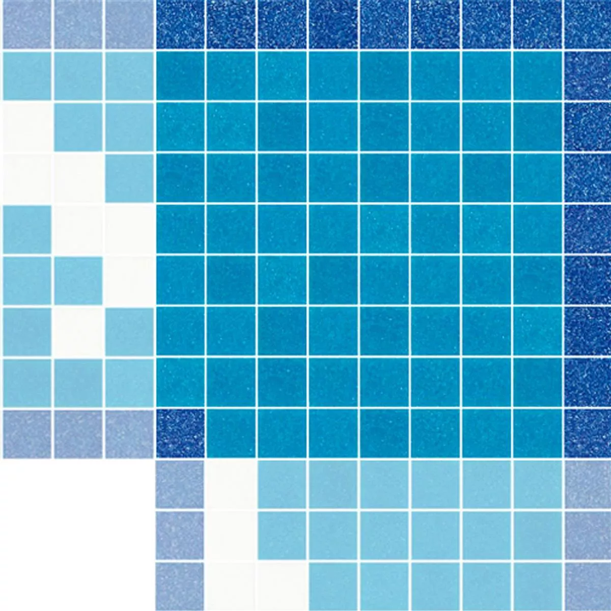 Glas Pool Schwimmbad Fliesen Bordüre Aquatica Polka 2 Corner Glas Pool Schwimmbad Fliesen Bordüre Aquatica Polka 2 Corner