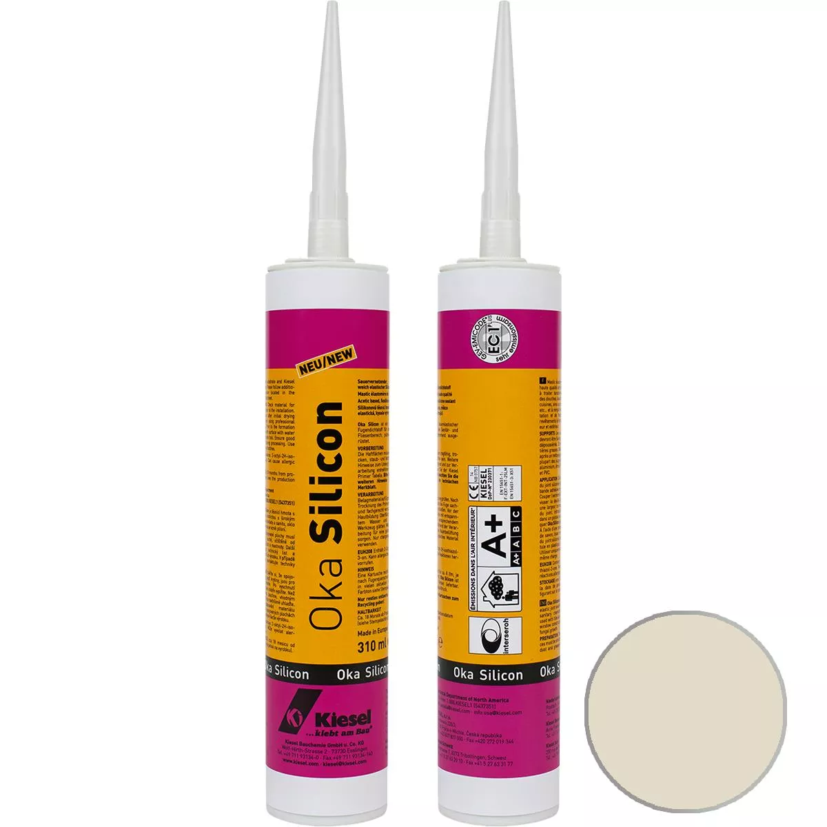 Σύνδεσμος σιλικόνης Kiesel OKA SILICON Topaz 310 ml