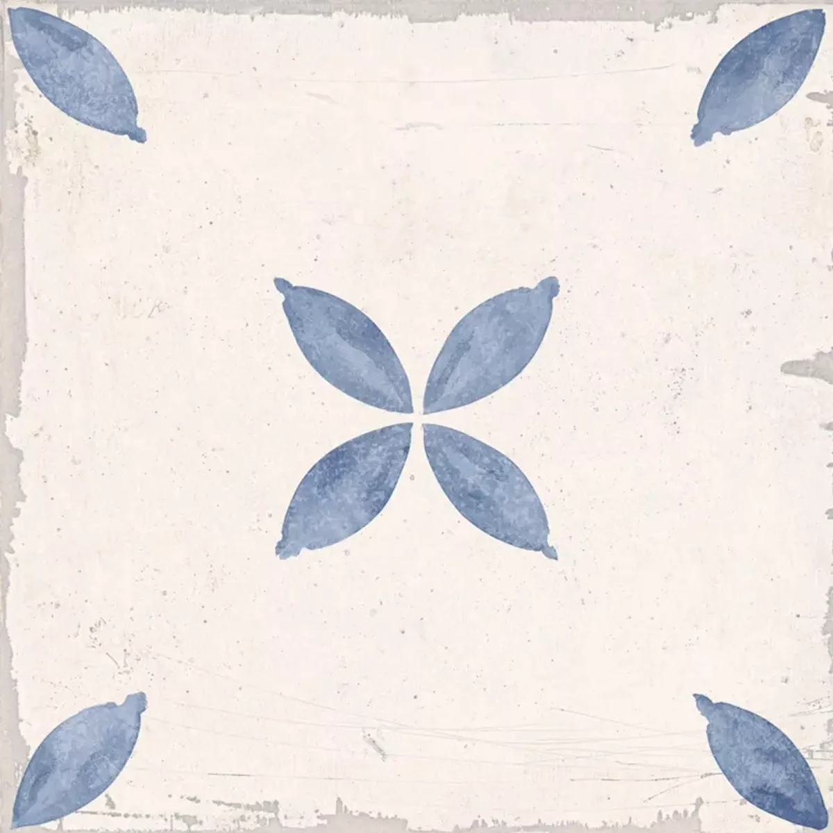 Pelin Μπλε Kρέμα 25x25 cm