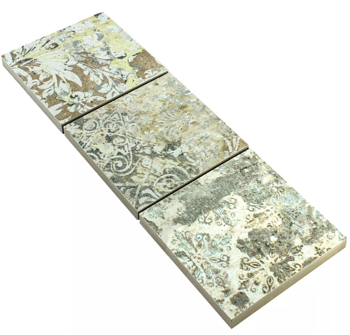 Πορσελάνινα Σκεύη Πλακάκια Σύνορο Pelican Φωτεινά Xρωματισμένο 95x95mm