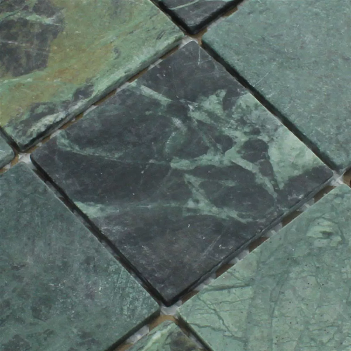 Ψηφιδωτά Πλακάκια Μάρμαρο 98x98x8mm Verde Πράσινος